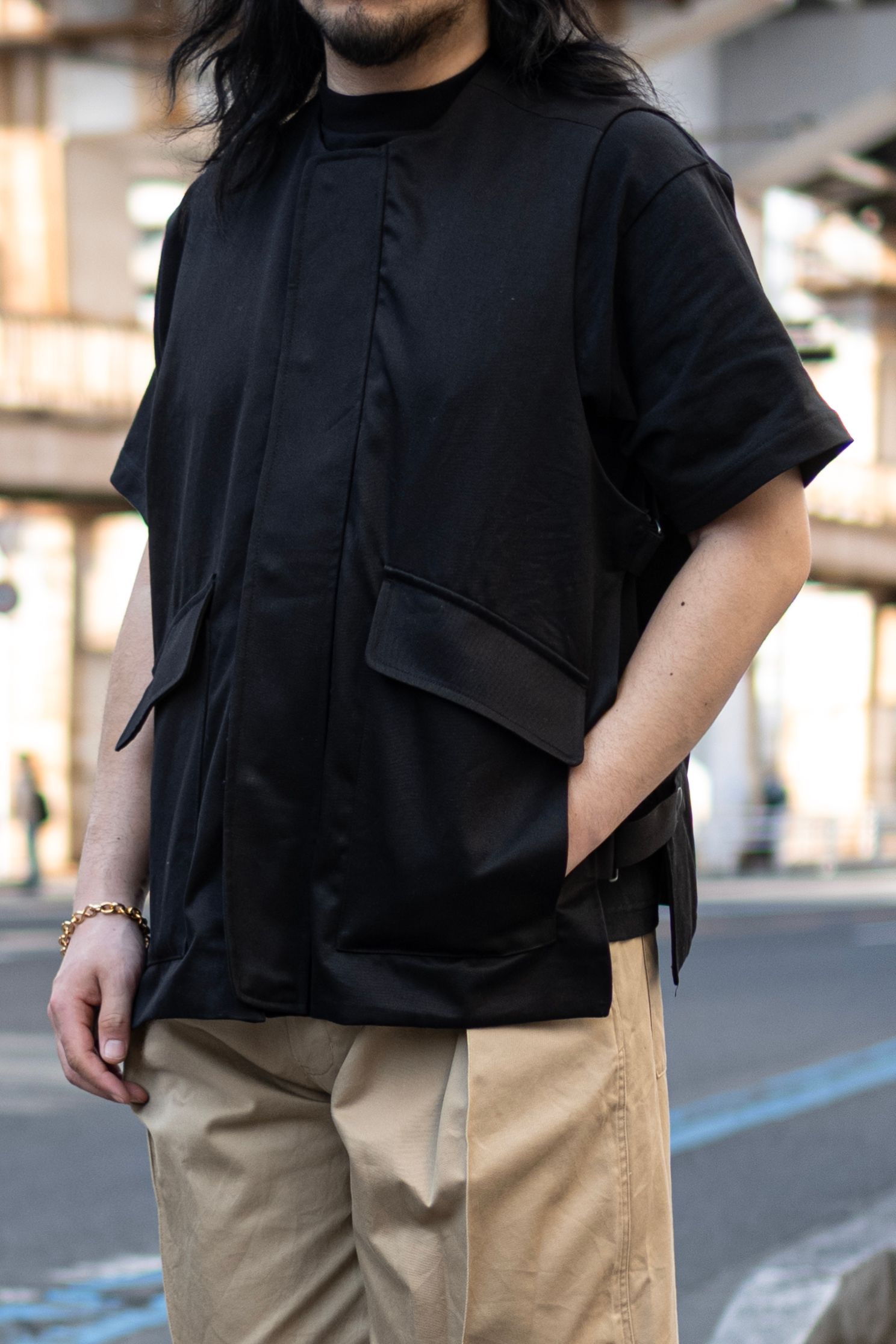 Full-Zip Vest / Black