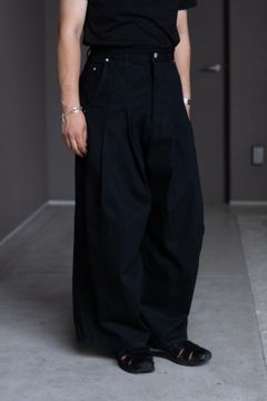 SHINYAKOZUKA - ORDINARY CITY BAGGY / BLACK | Retikle Online Store