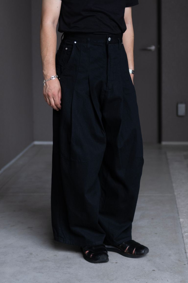 SHINYAKOZUKA - ORDINARY CITY BAGGY / BLACK | Retikle Online Store