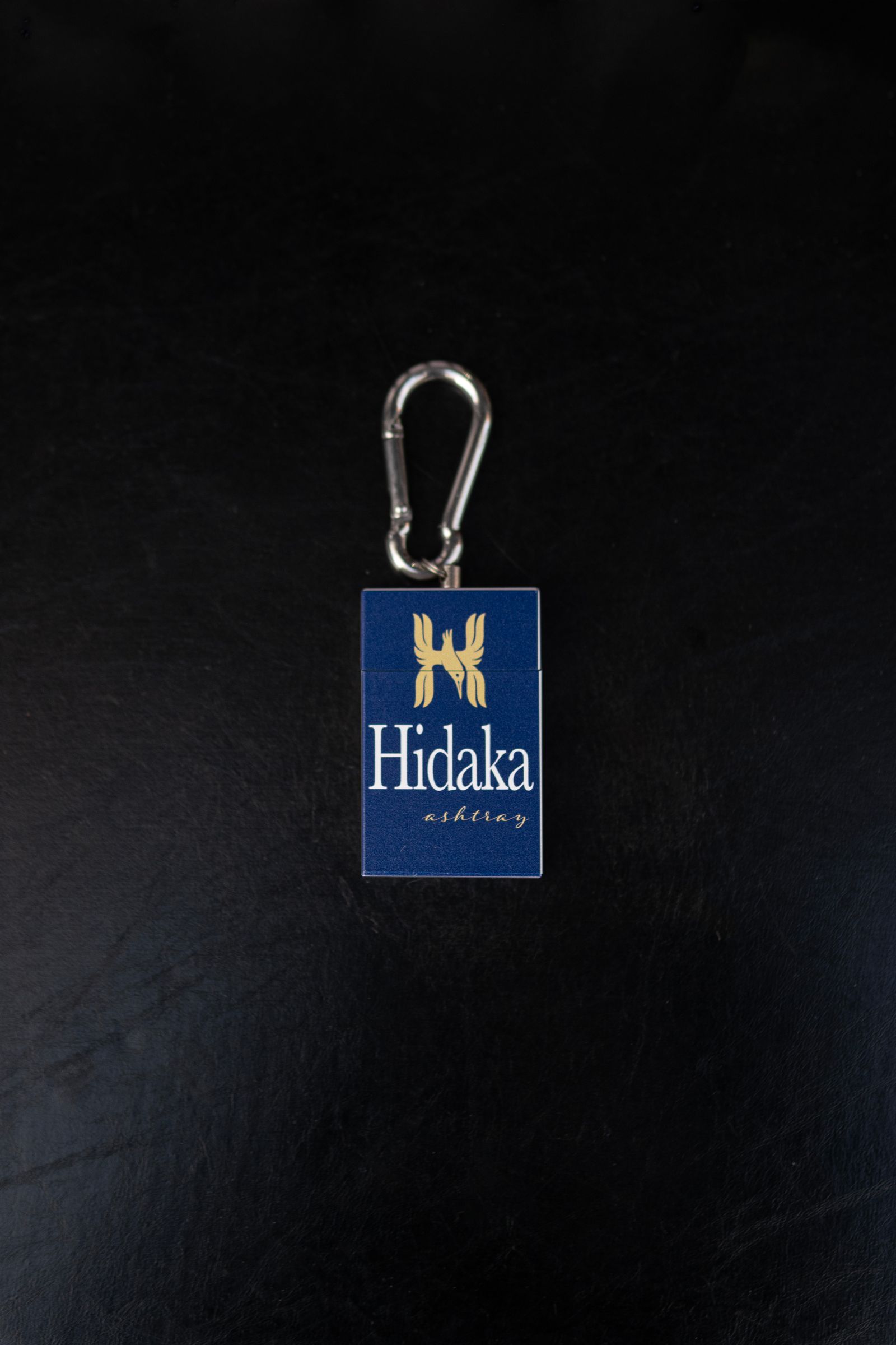 Portable Ashtray - Peace / Navy