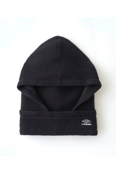 【JUHA×UMBRO】WOOL BOA FLEECE HOODED BALACLAVA / Black