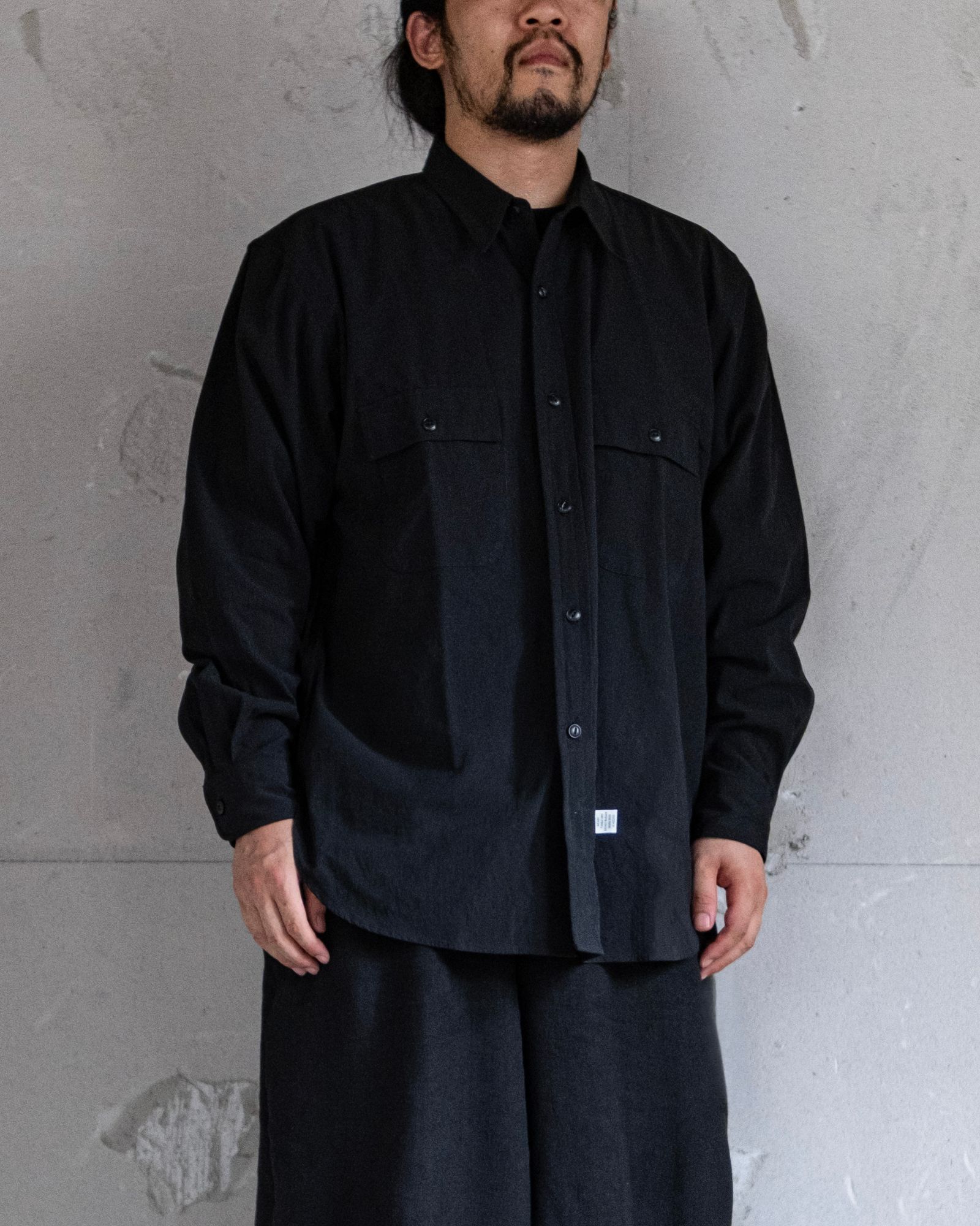 Military Work SH / Black Gabardine