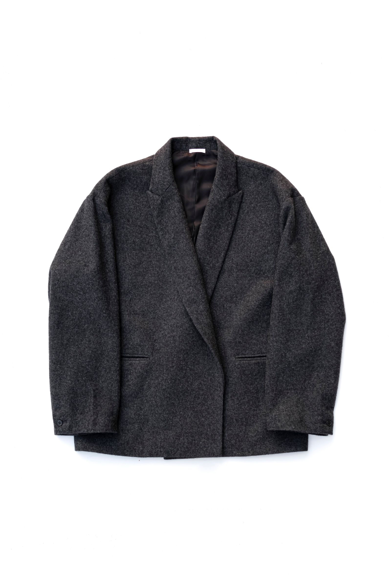 Blanc YM - Cashmere wool unconstructed JKT / Gray | Retikle Online