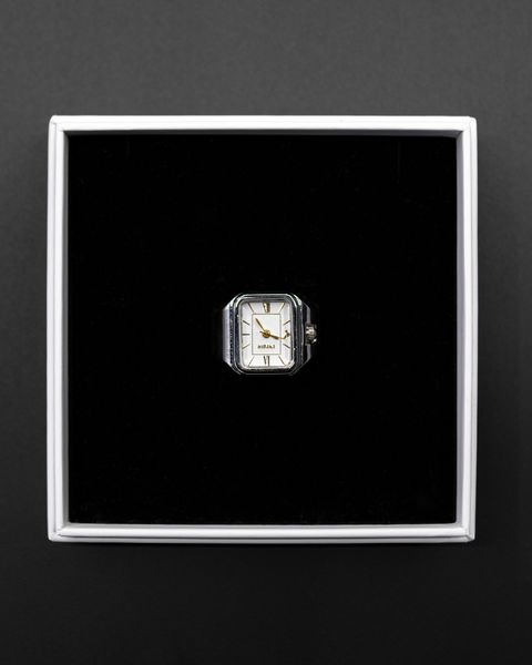 Legacy Ring Watch / Silver/White