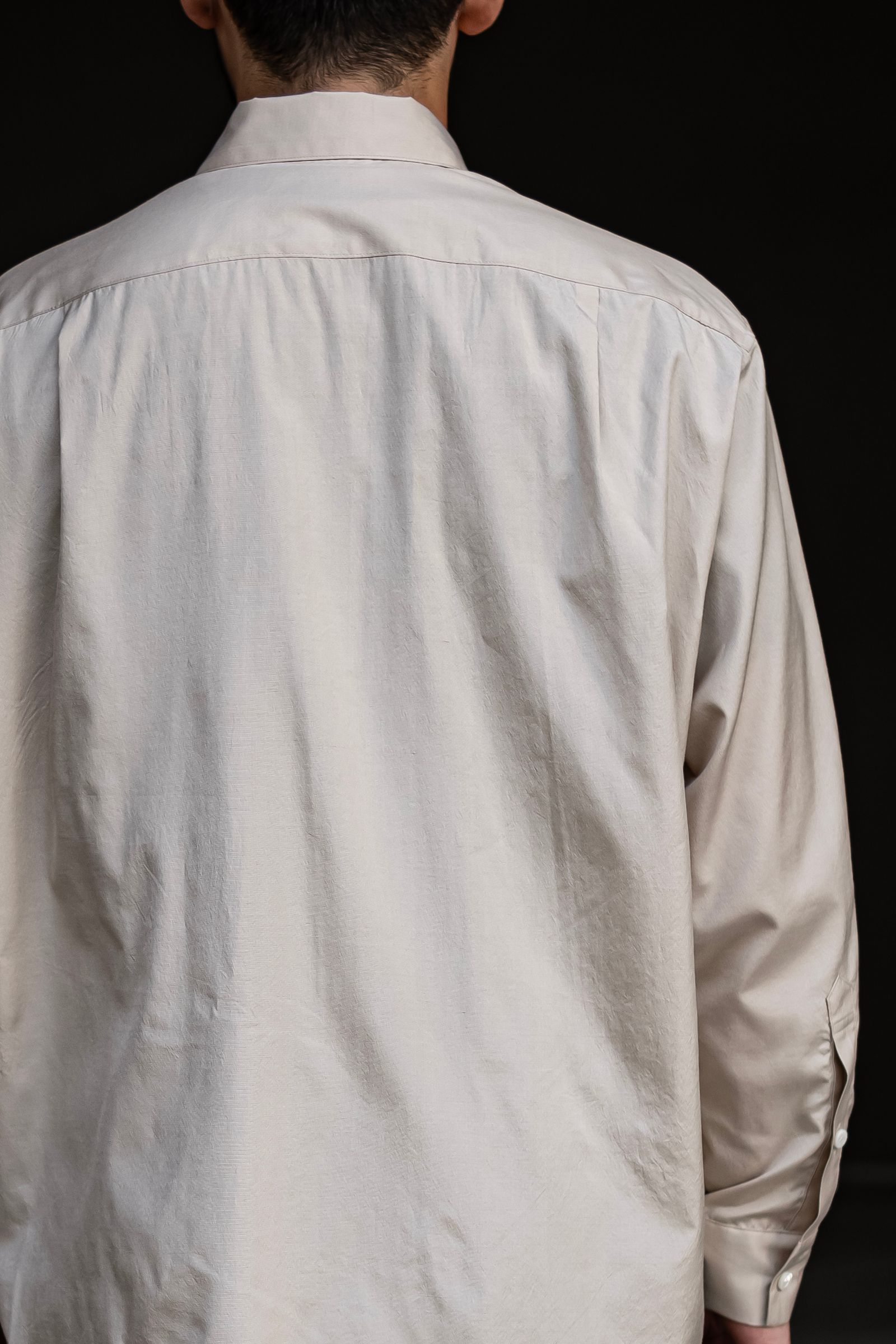 Blanc YM - Silk Wide Shirt / White | Retikle Online Store