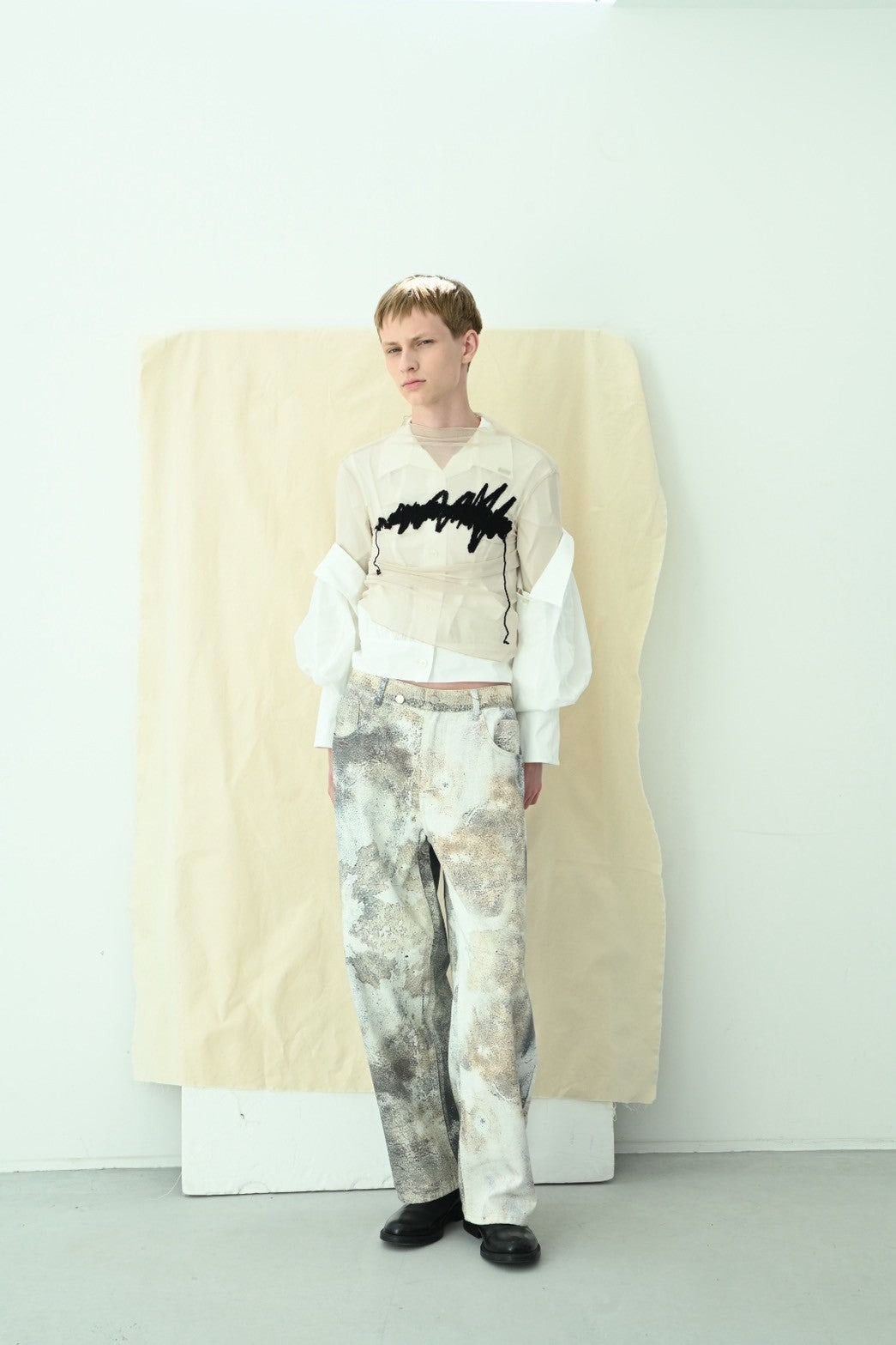 “Sabi” Denim Pants / Gray