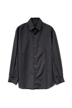 SOFT BROAD SHIRT / Black