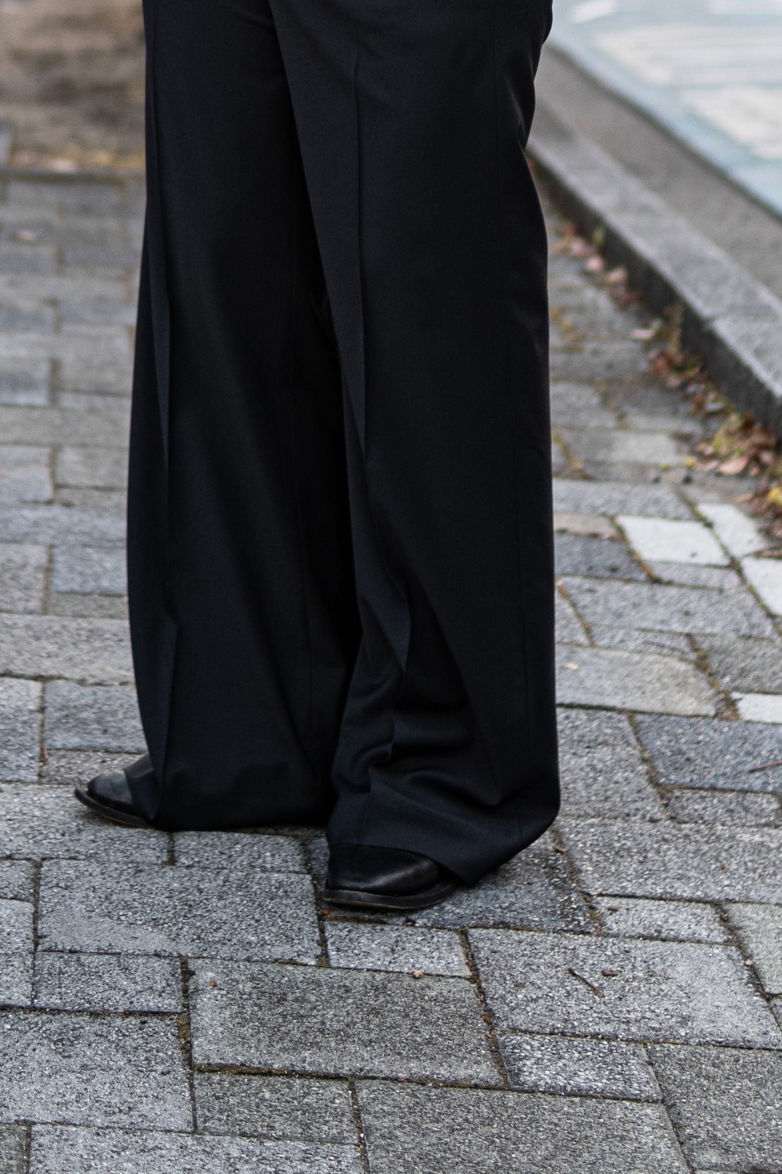 "BAG" 2/70TW TRO Baggy Pants / BLACK