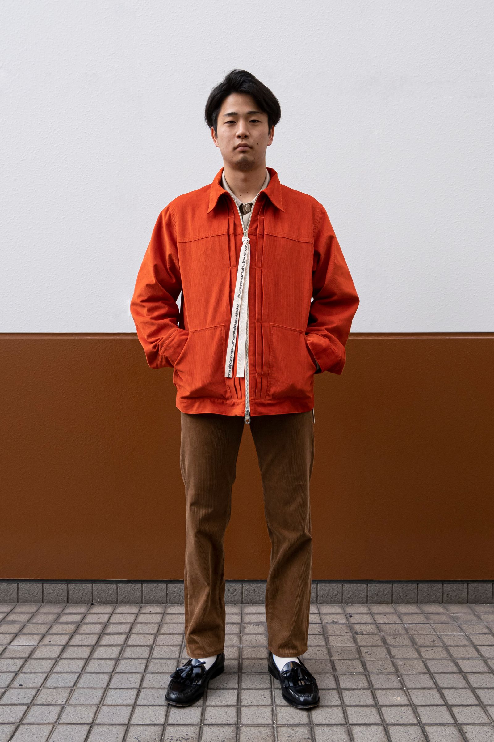 TYPE 502 CORDUROY DENIM PANTS / BROWN