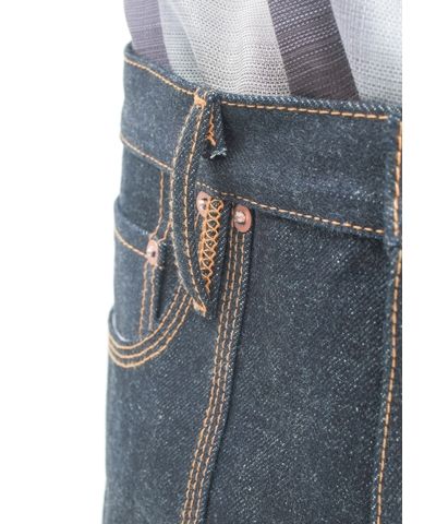 CLASSIC DOUBLE KNEE DENIM PANTS / RIGID INDIGO