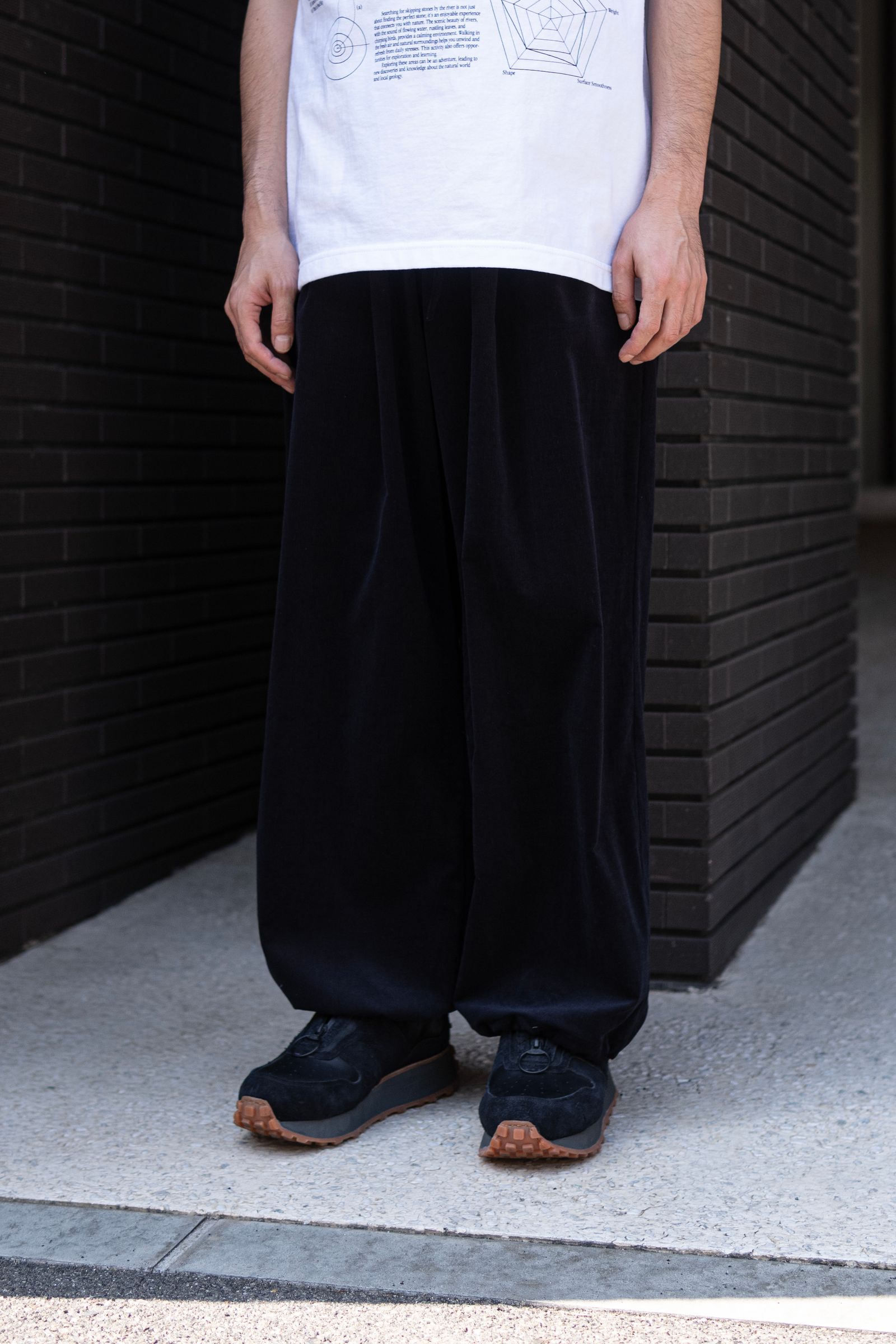 Zip & gore runner / Black