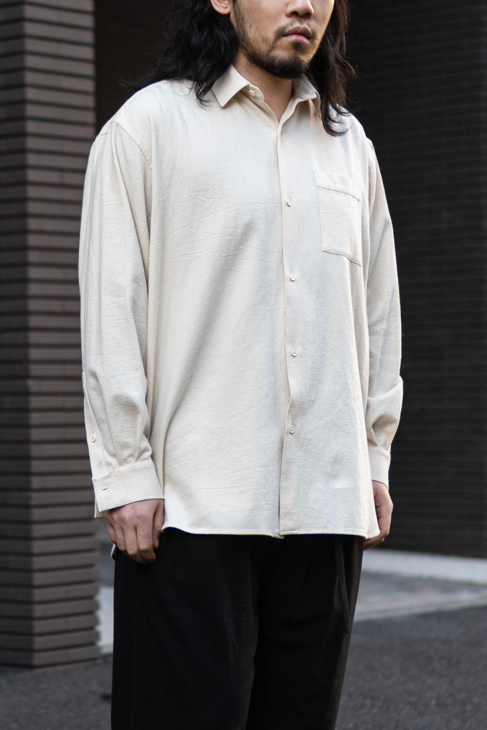 Oxford Wide Shirts / White