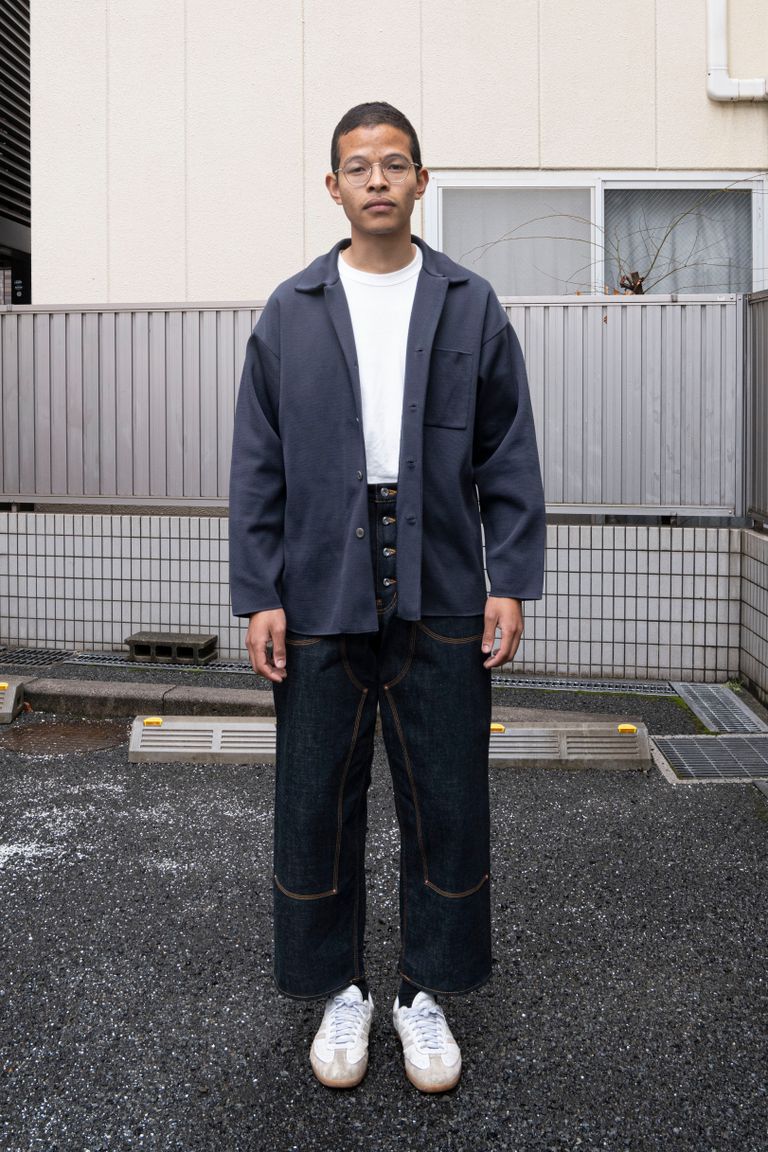 SUGARHILL - CLASSIC DOUBLE KNEE DENIM PANTS / RIGID INDIGO 