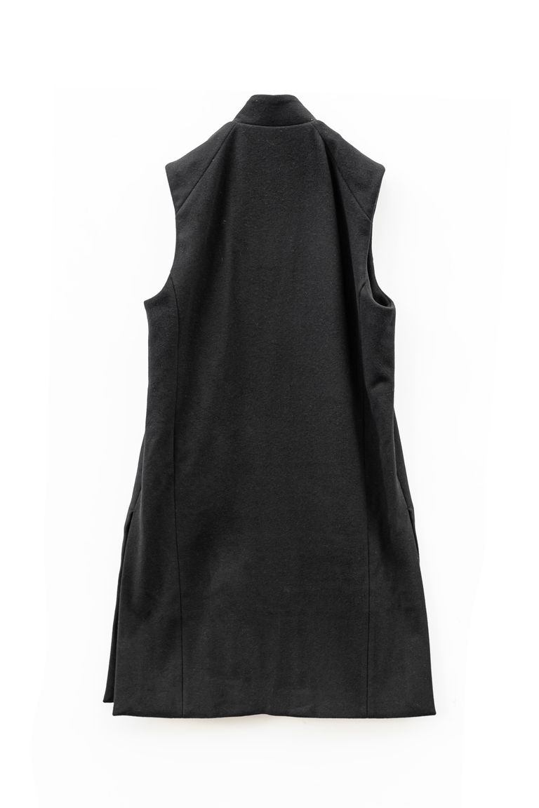 JUHA - SLEEVELESS COAT / Black | Retikle Online Store