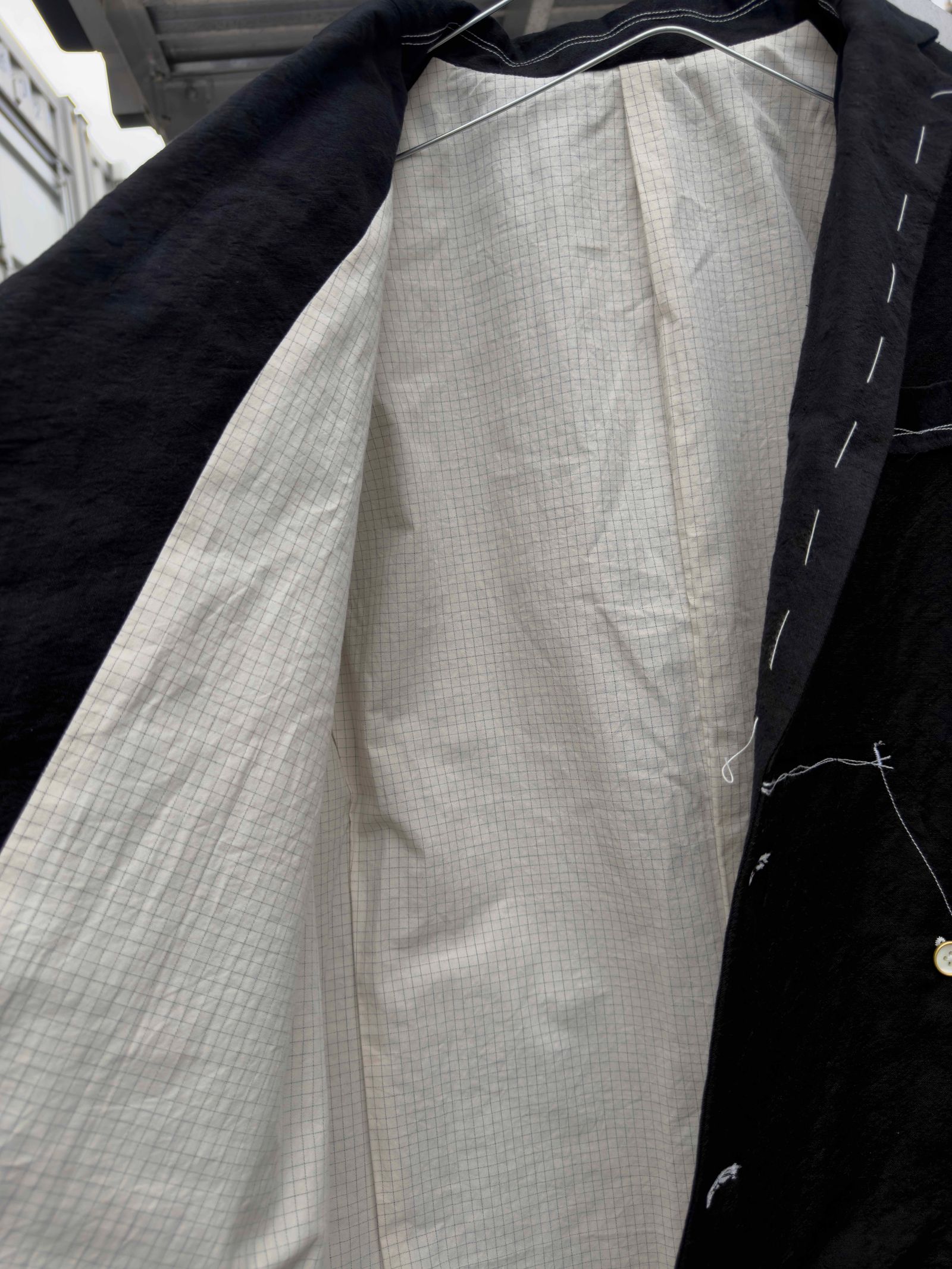 SEPARATE PATCH POCKET CEREMONY JACKET / Black