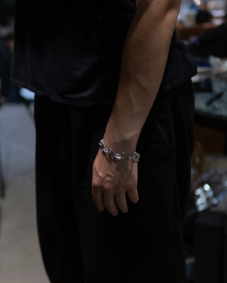 Pull Tab Bracelet / Silver