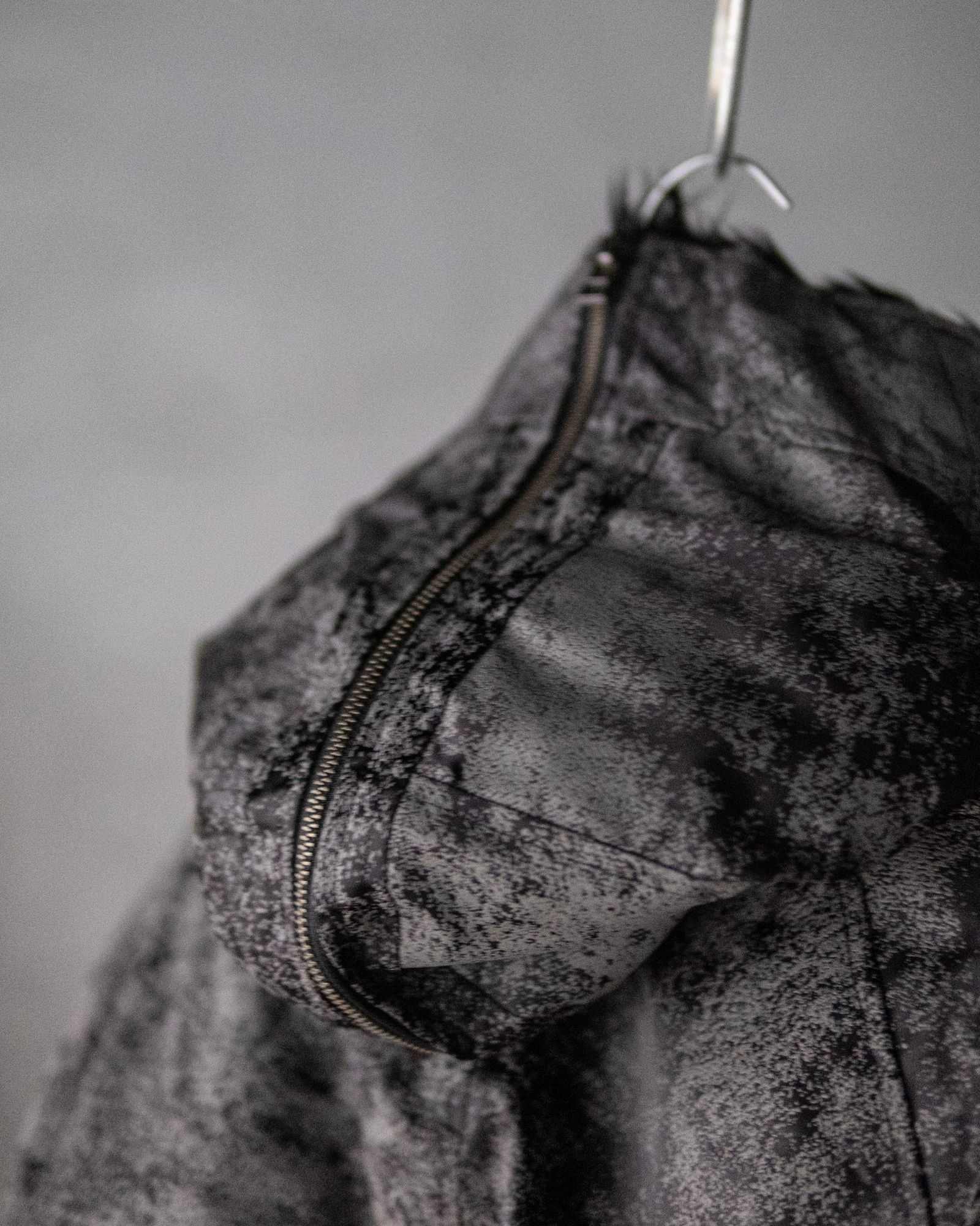 Rust printed N2 Blouson / blk