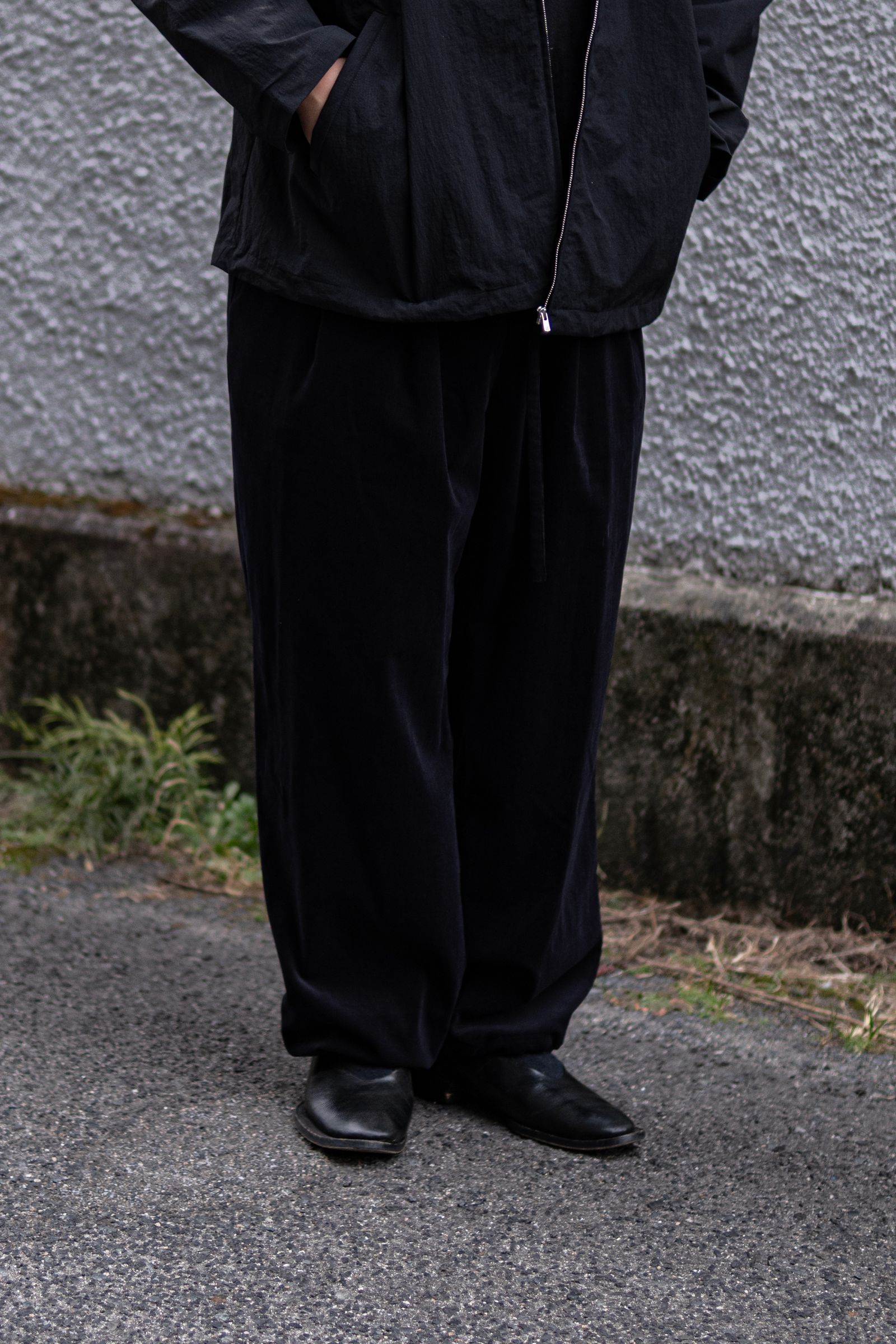 Soft Corduroy Browsing Pants / Navy