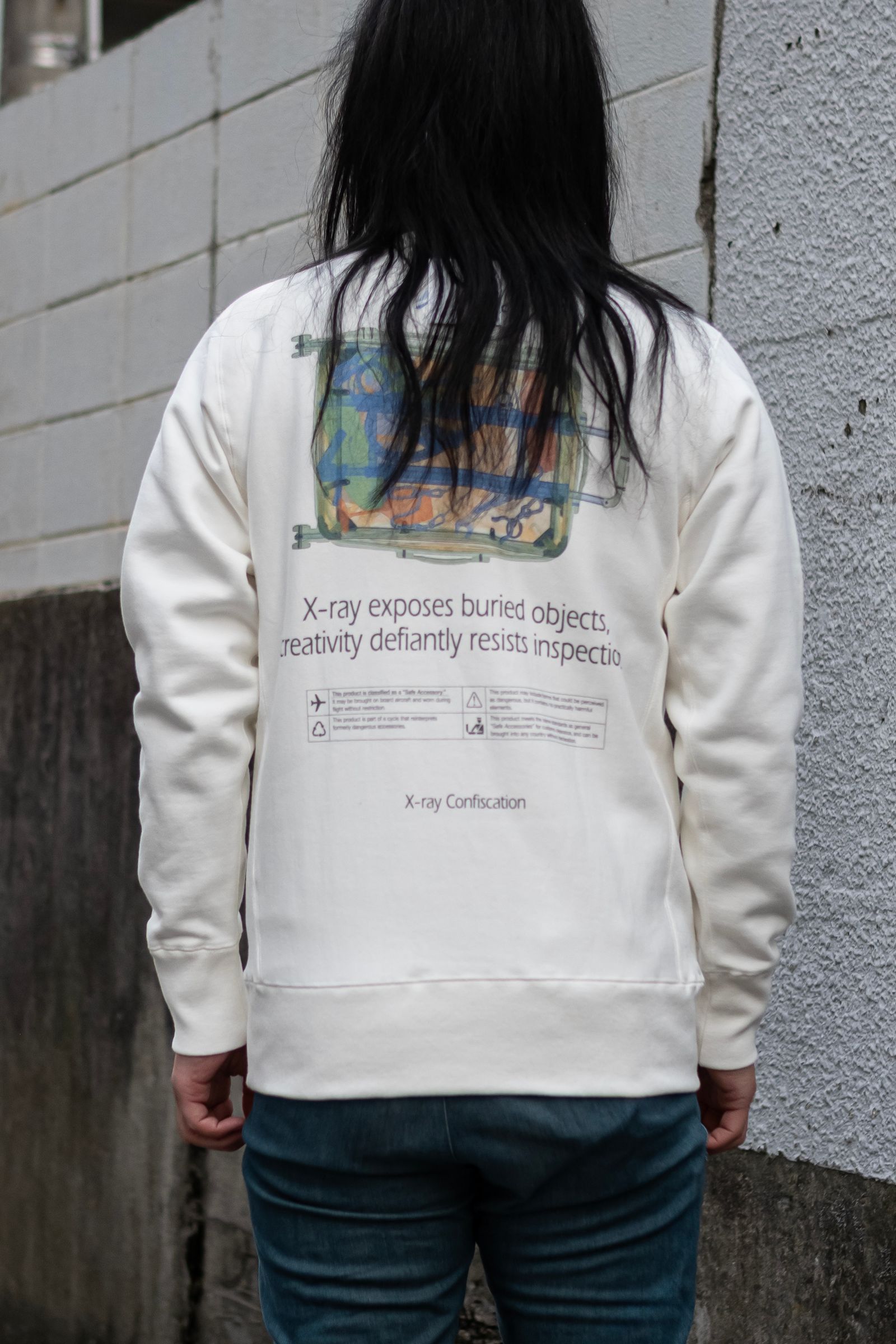X-Ray Baggage Sweat shirts / WHITE