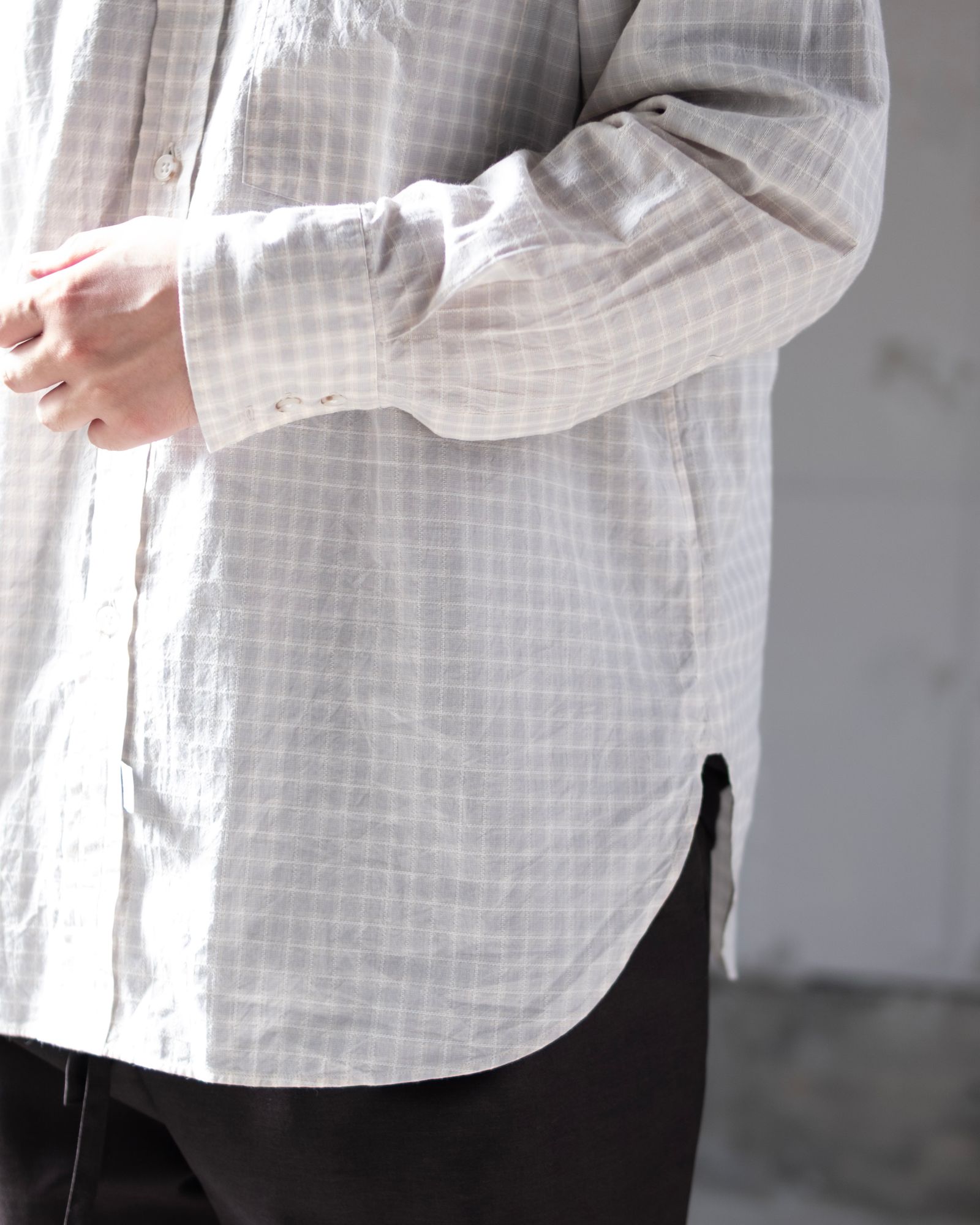 3 Button Regular Collar SH / L.Beige CH