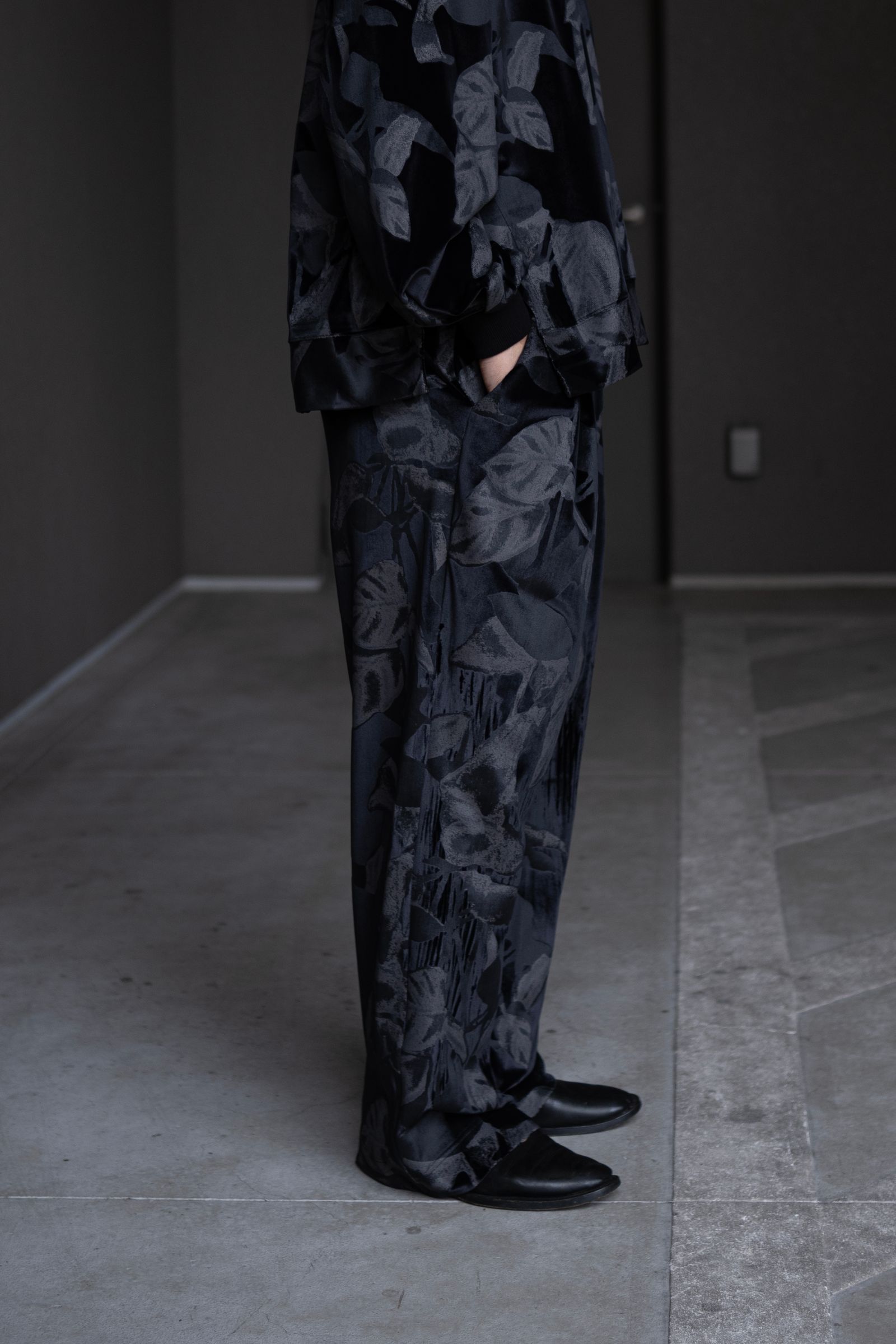3tuck Easy Pants / BLACK