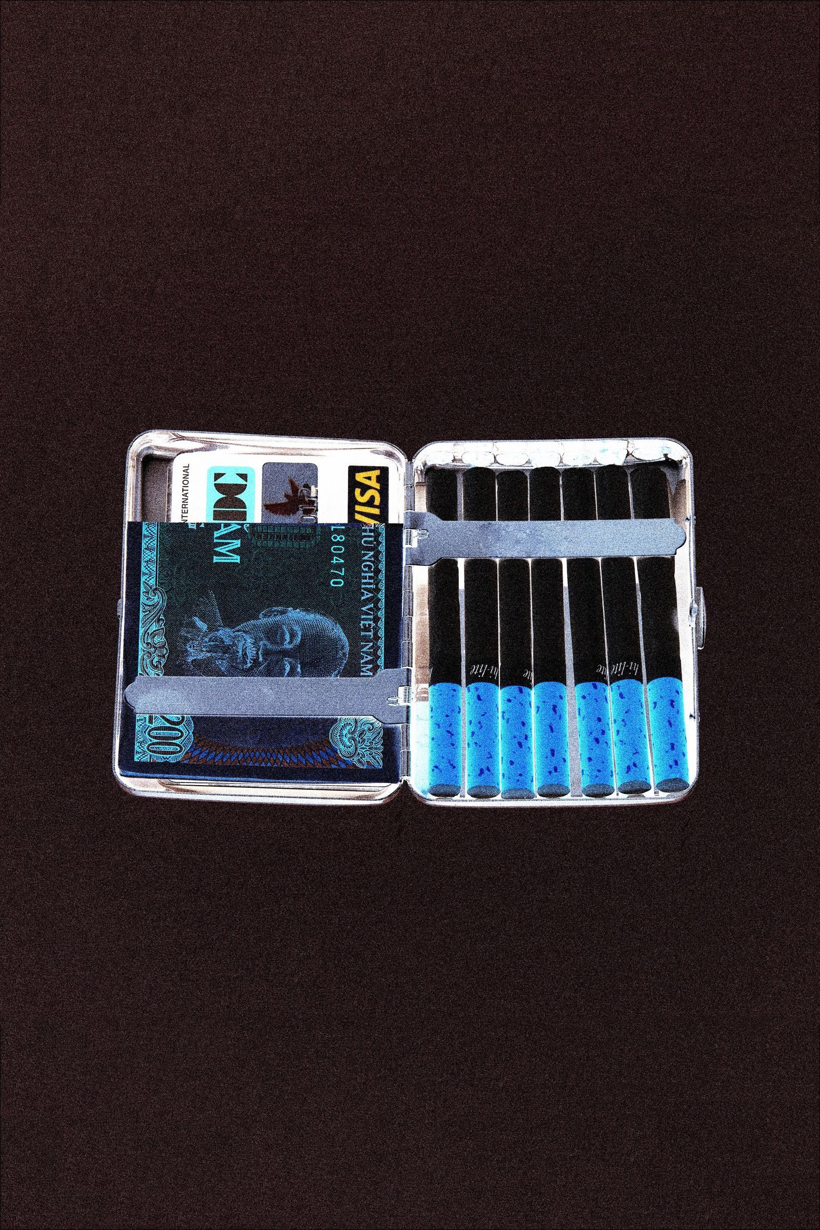 Cellphone Cig Case / Silver