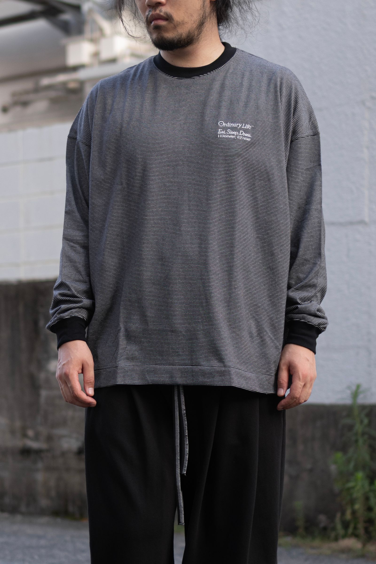 ORDINARY L/S TEE / BLACK