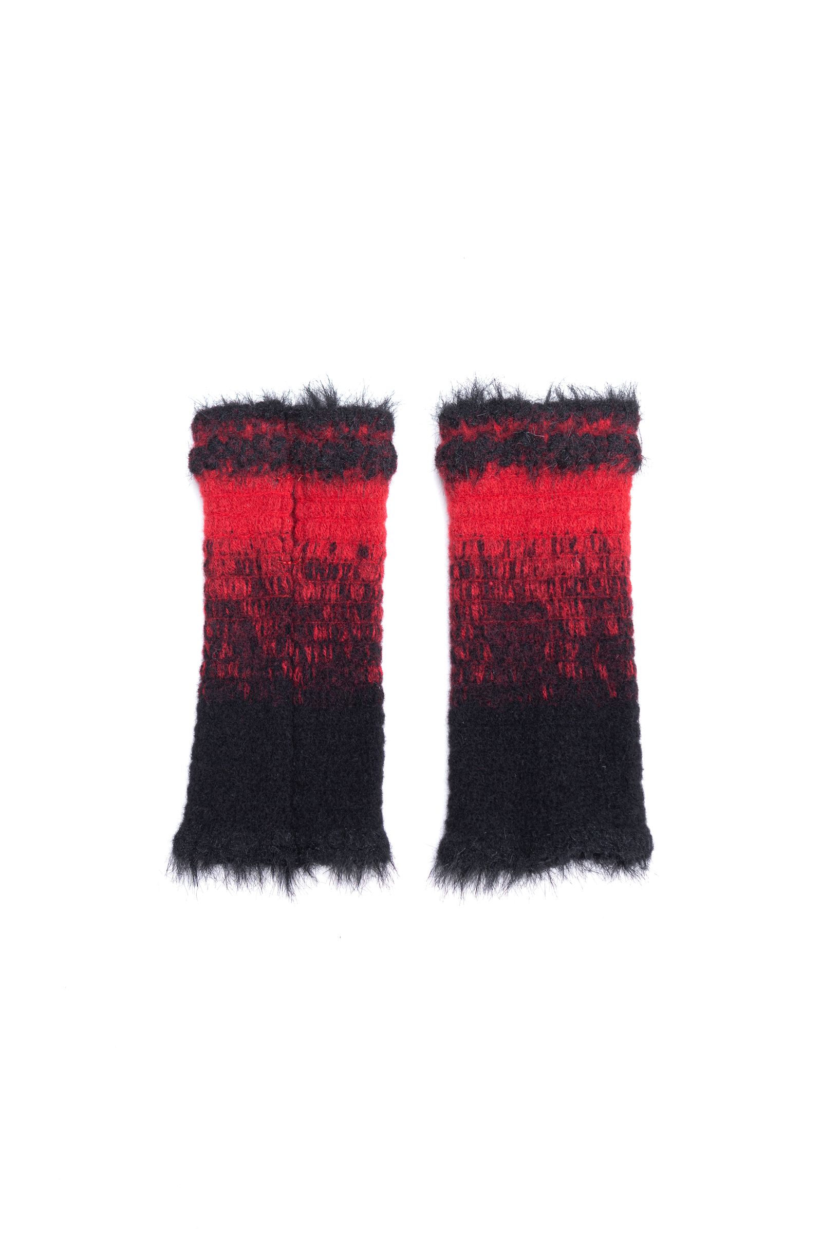 Needle punched gloves / blk