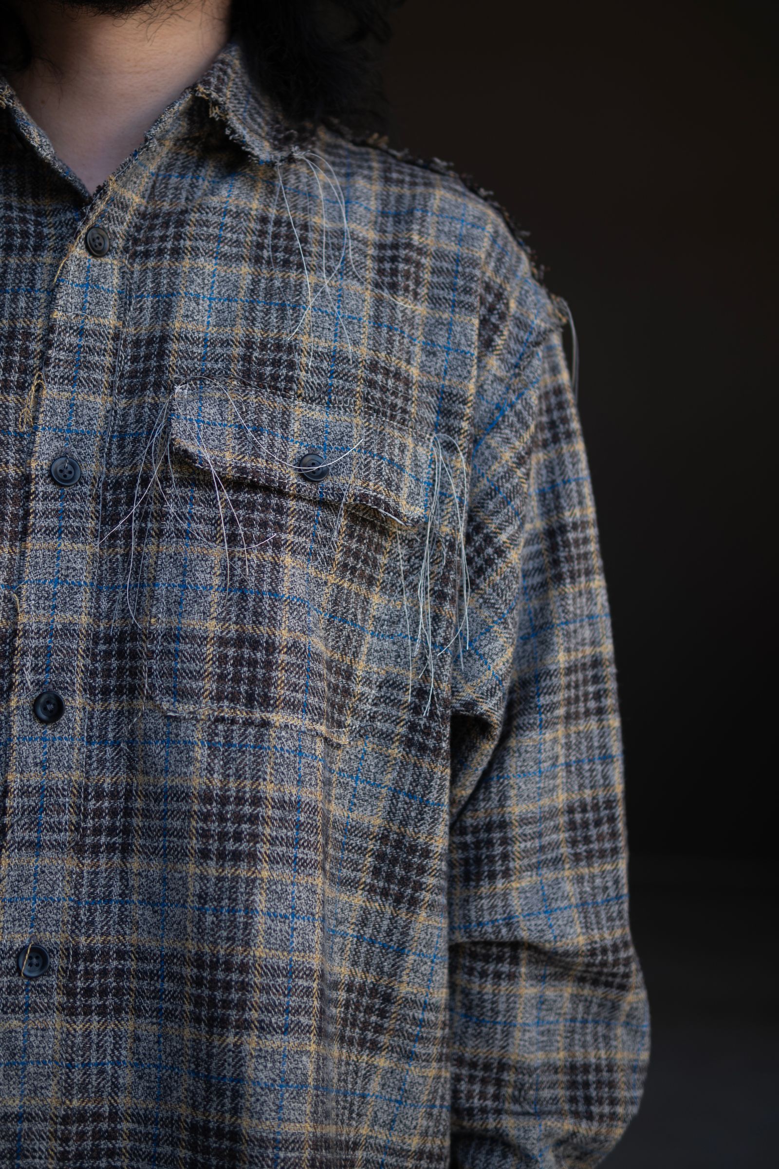 60s collar shirts / MINT BLUE