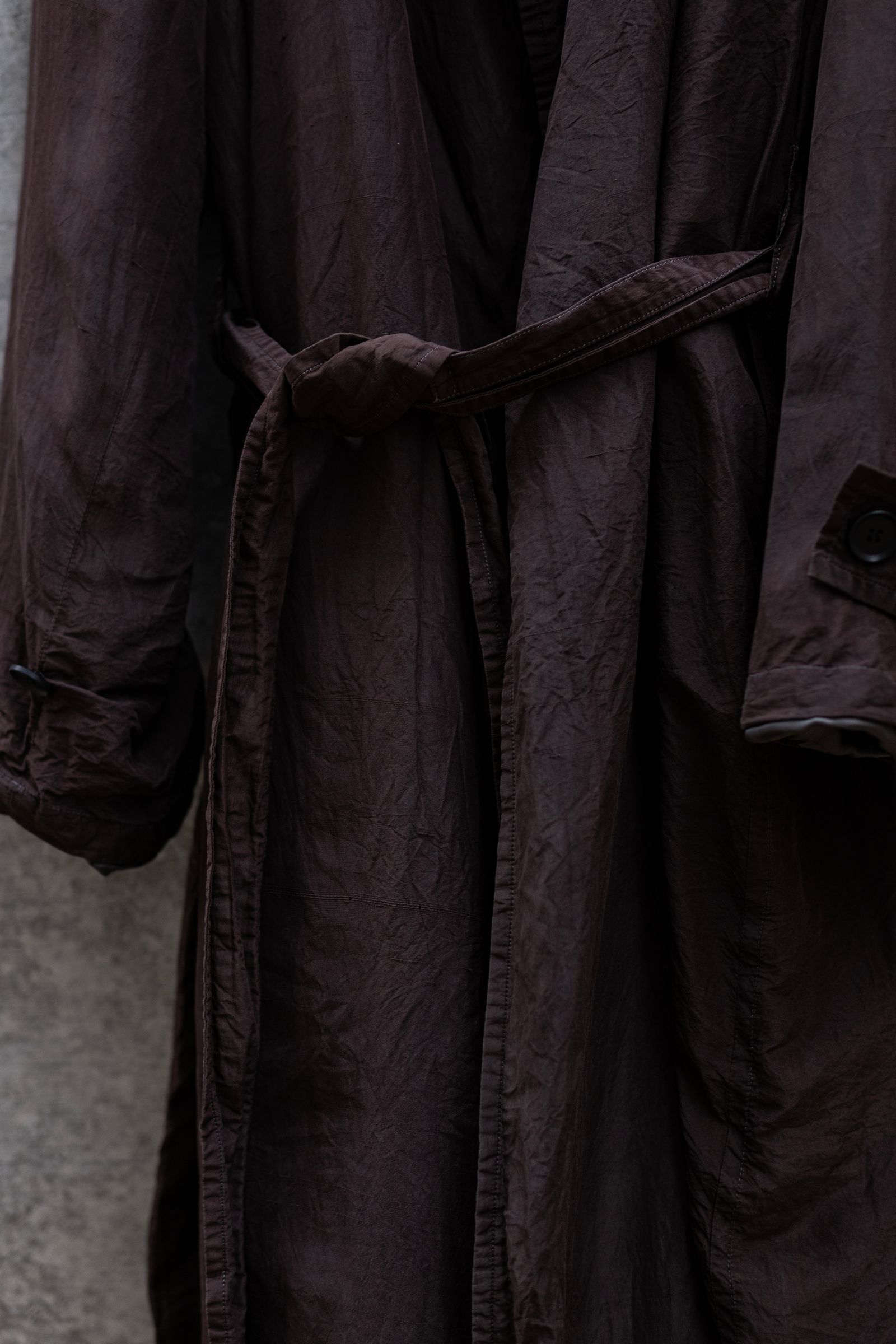 【Blanc YM×Retikle】Silk kakishibu coat