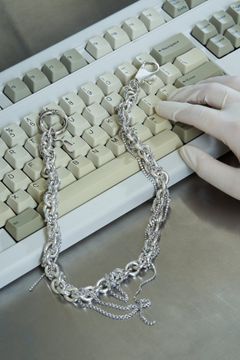 BROKEN "MIÇANGA" CHAIN / Silver