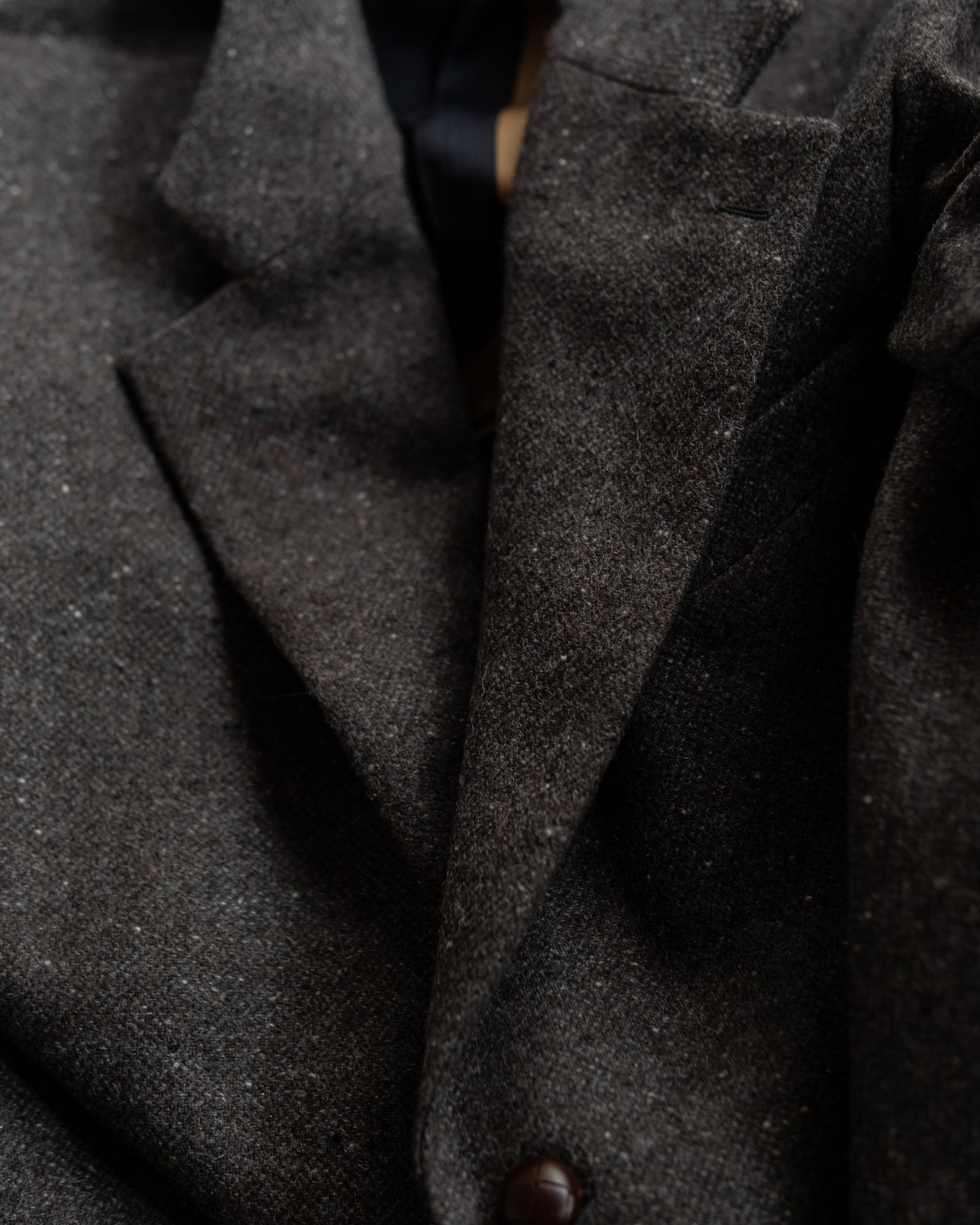 SINGLE-BREASTED 2BUTTON COMFORT-FIT LINED JACKET / MOCHA GREY