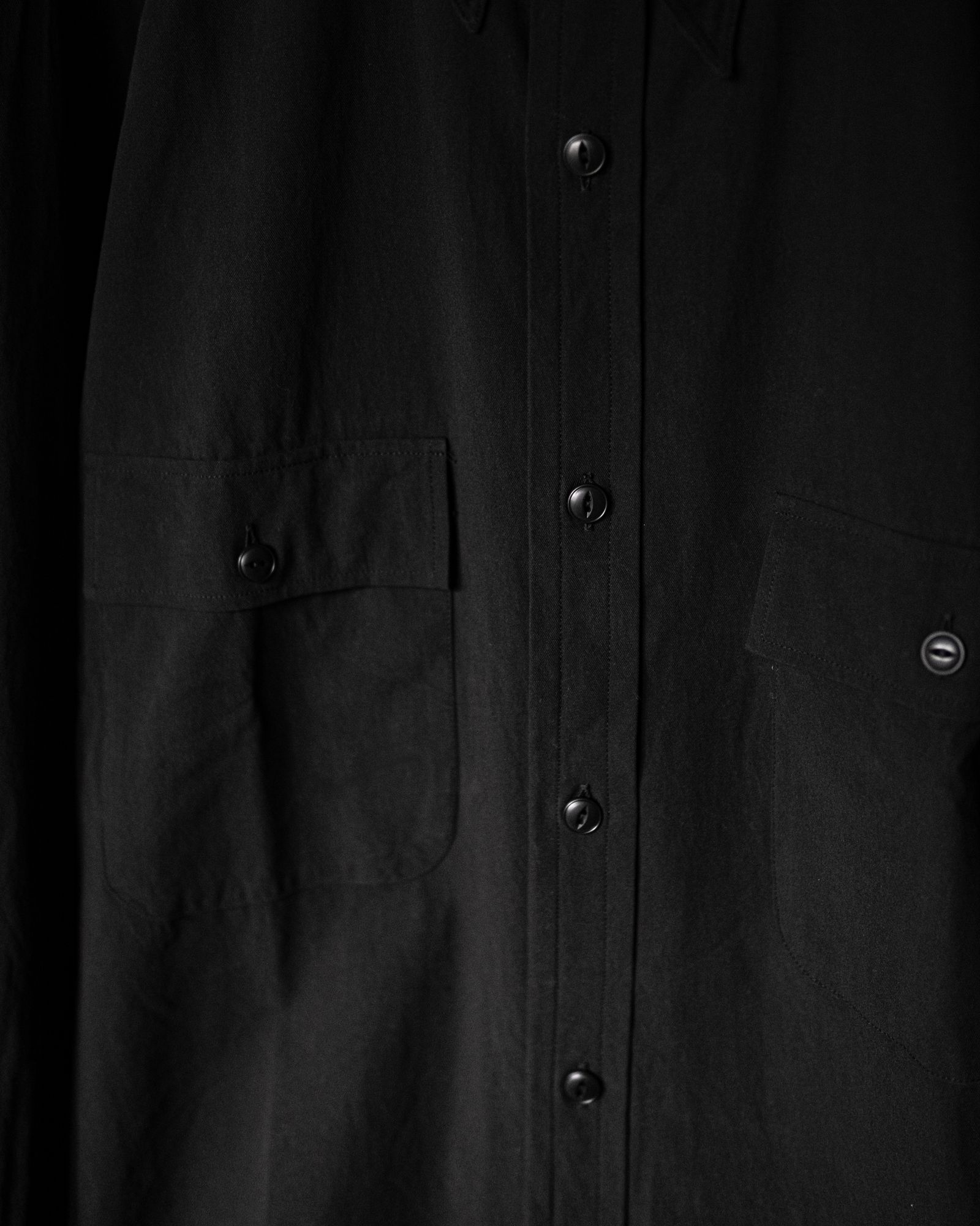 Military Work SH / Black Gabardine
