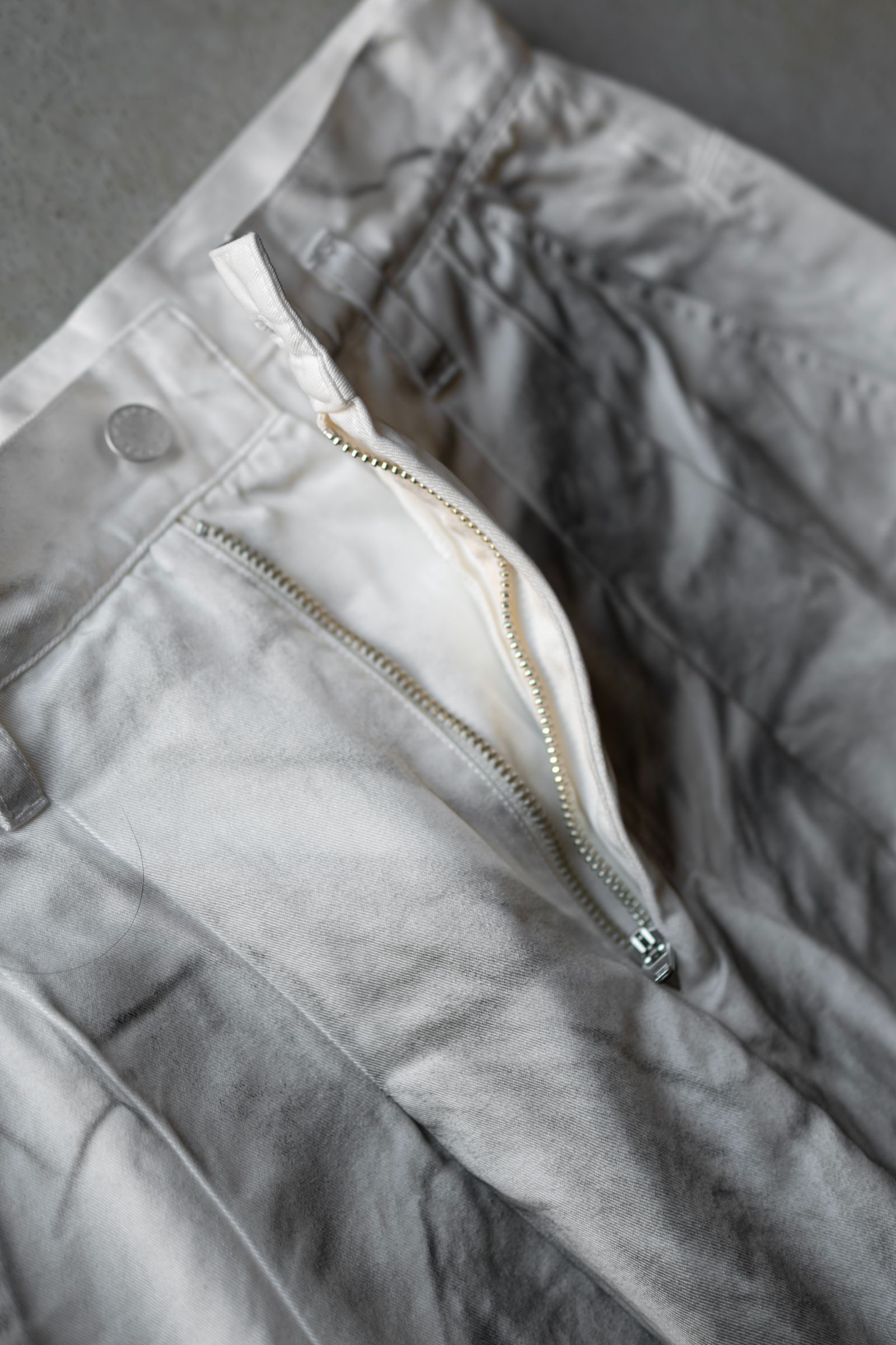 WASHED Hi, BAGGY / COLOURLESS WHITE