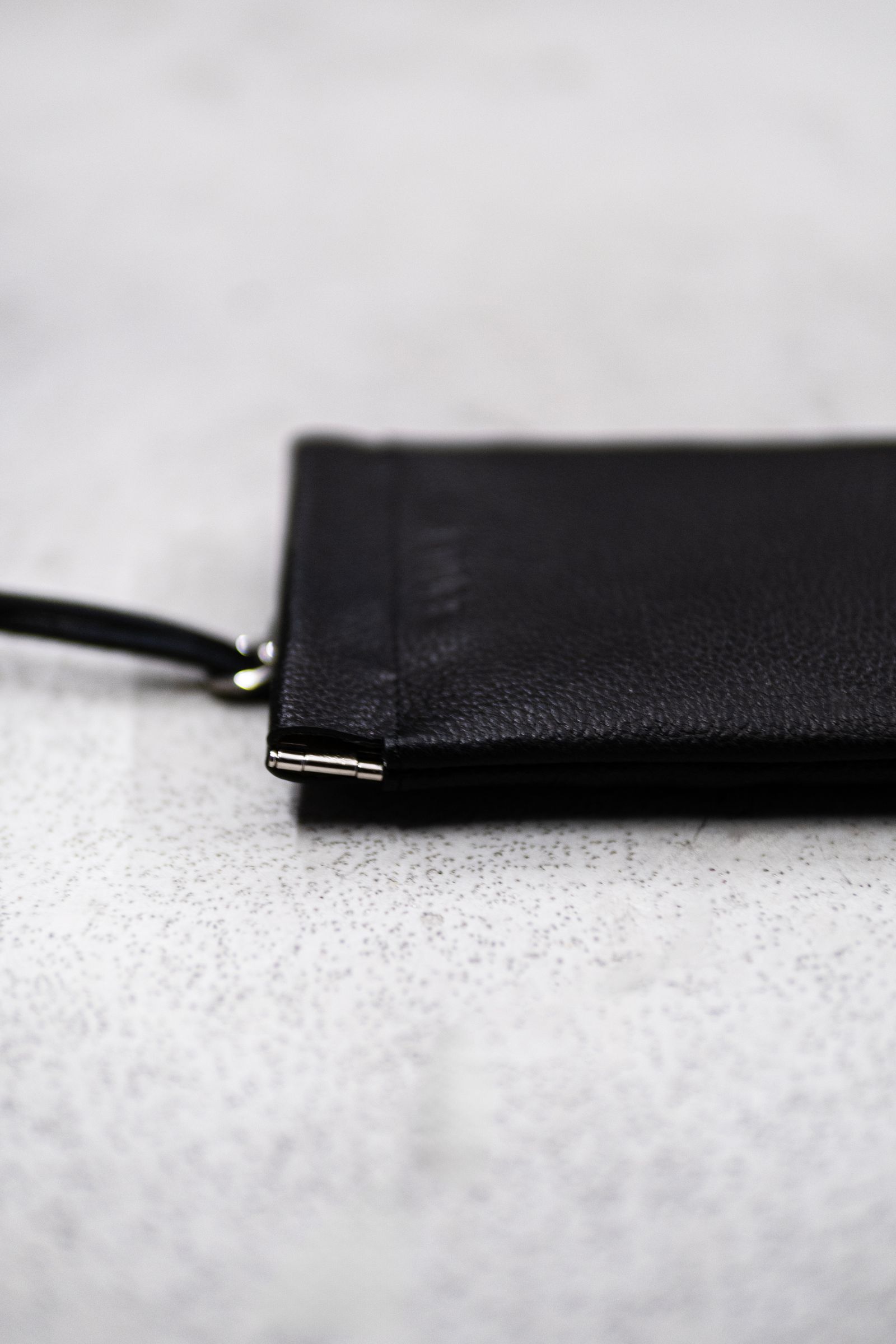 Etc leather poach / Black