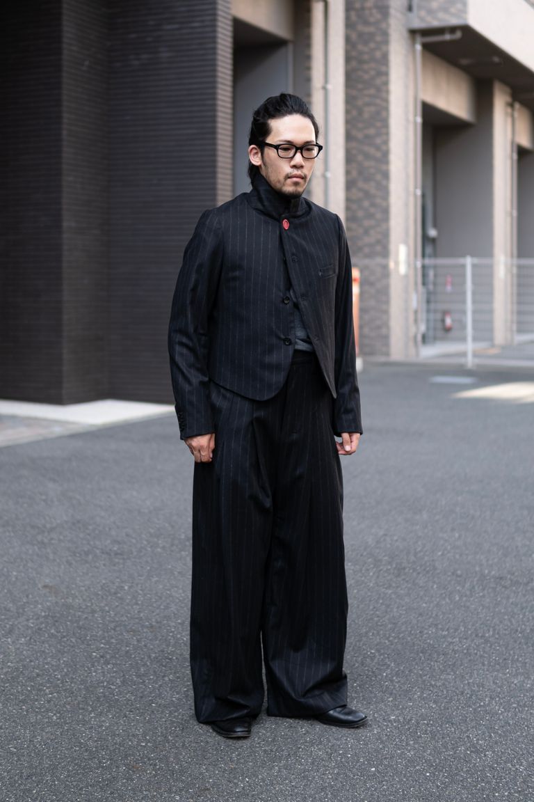 SHINYAKOZUKA - Dear, BAGGY / CHALK STRIPE | Retikle Online Store