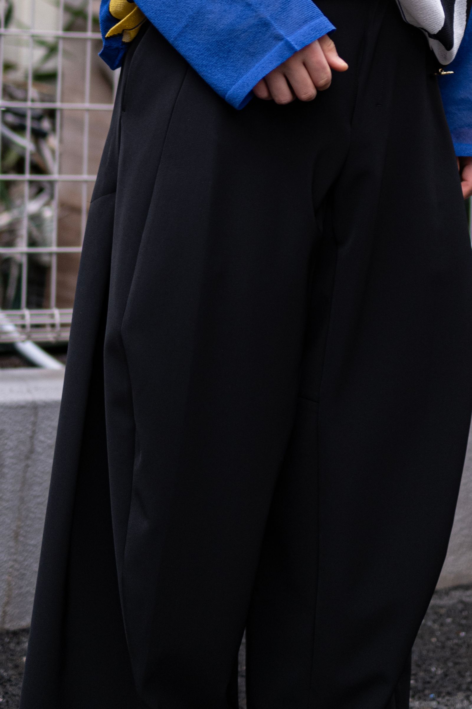 EGG BAGGY / COLOURLESS BLACK