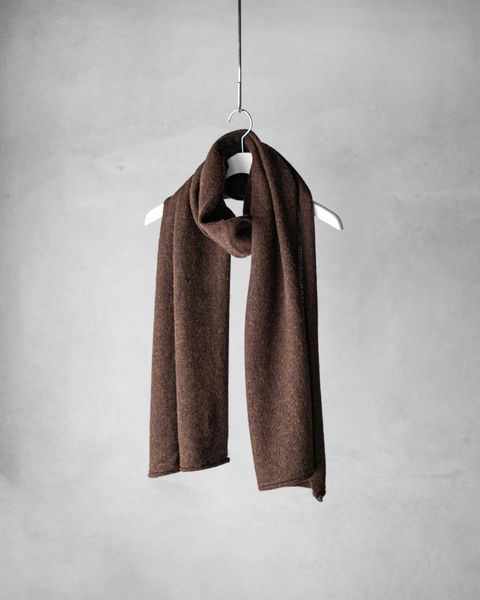 Baby Alpaca Muffler / Deep Brown