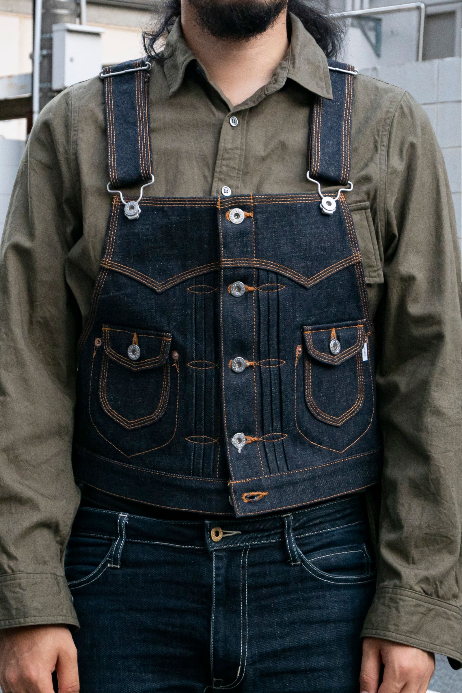 SUGARHILL - DENIM VEST / RIGID INDIGO | Retikle Online Store