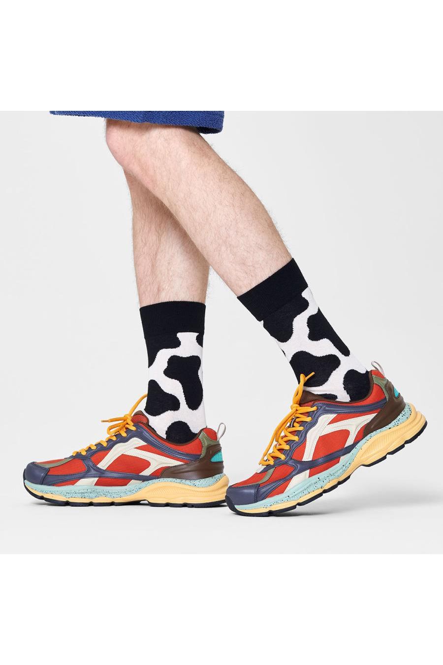 Cow Sock / 牛柄クルーソックス