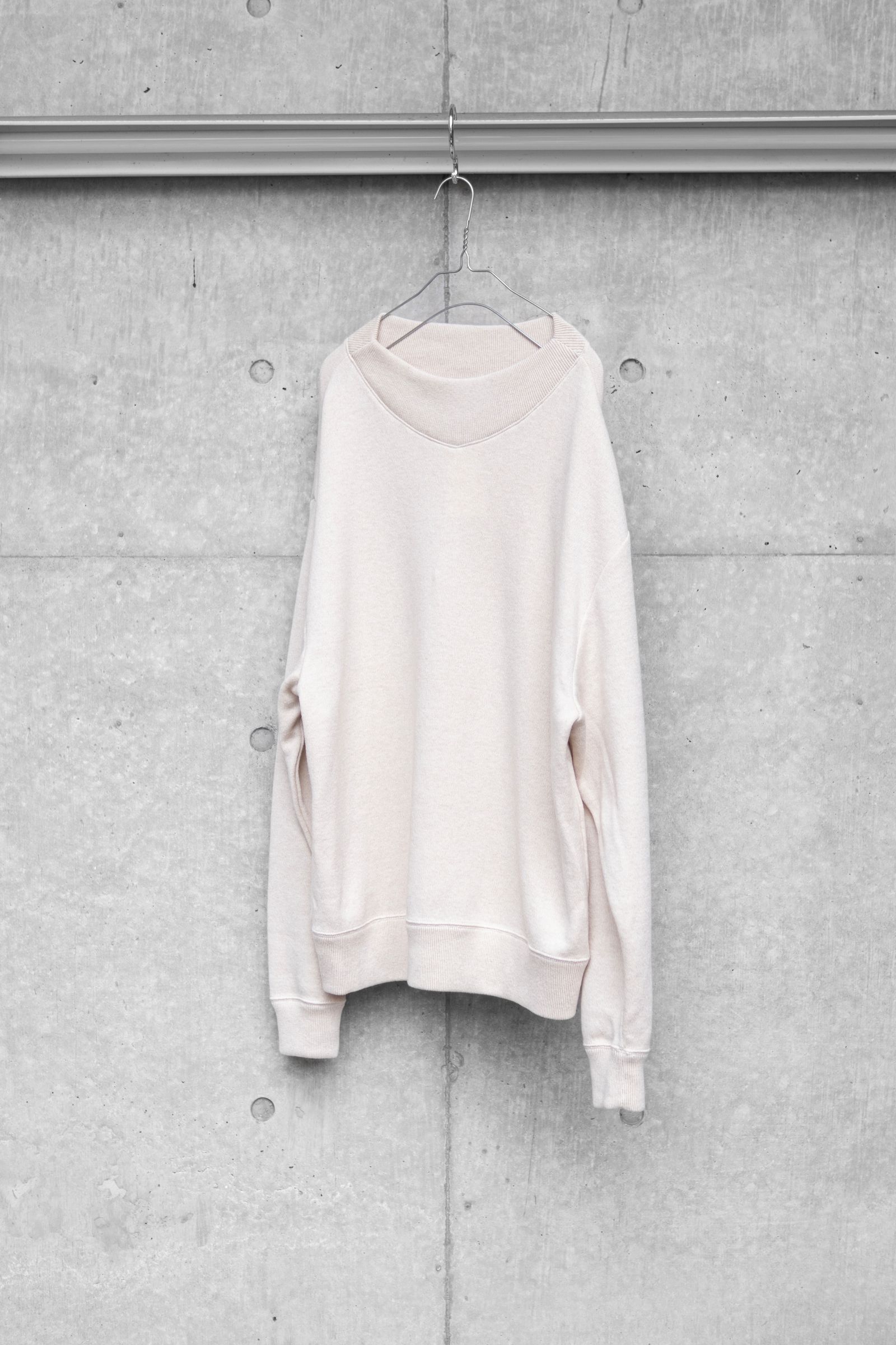 CASHMERE SKIING SWEAT KNITSHIRT / OATMEAL