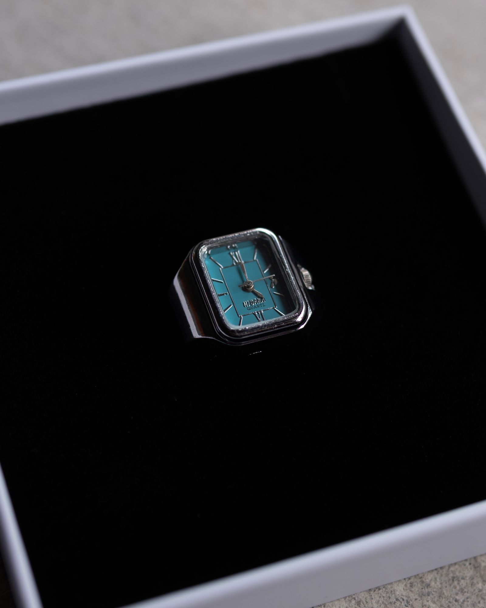 Legacy Ring Watch / Silver/T-Blue