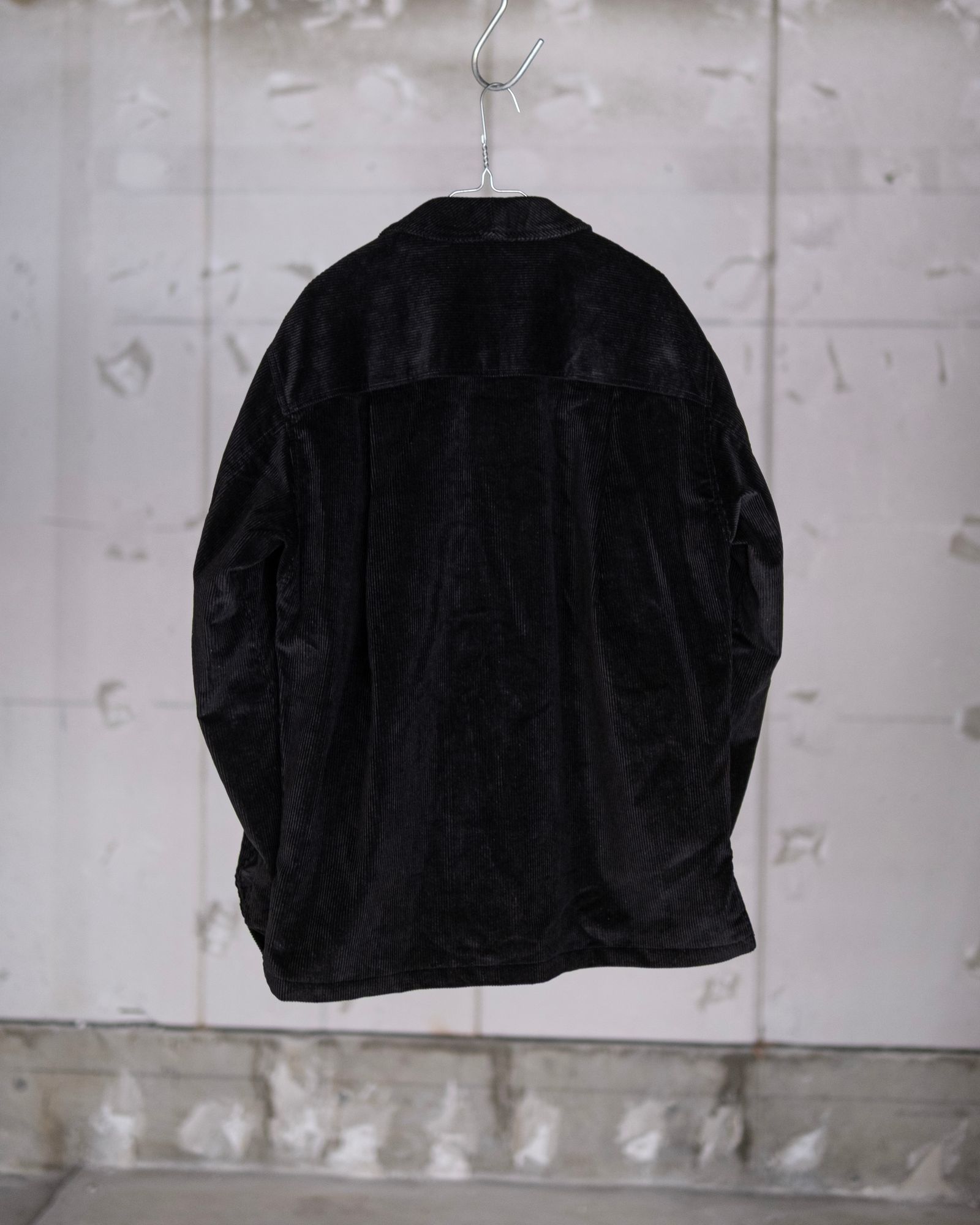 DOUBLE BREASTED COVERALL / BLACK
