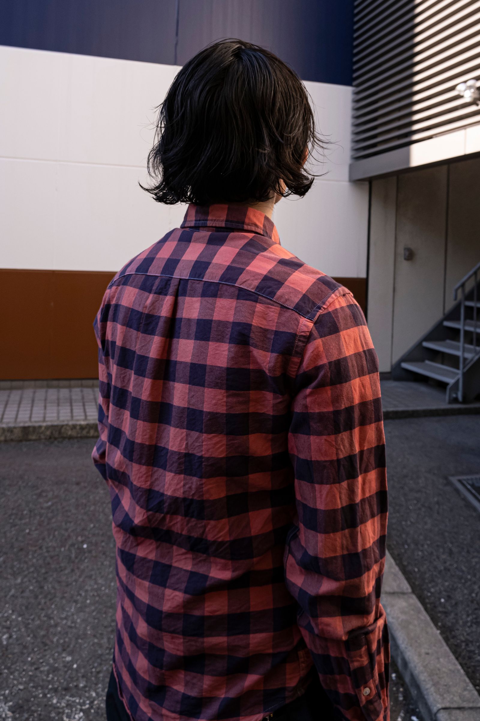 Remake "Red" Check Shirt