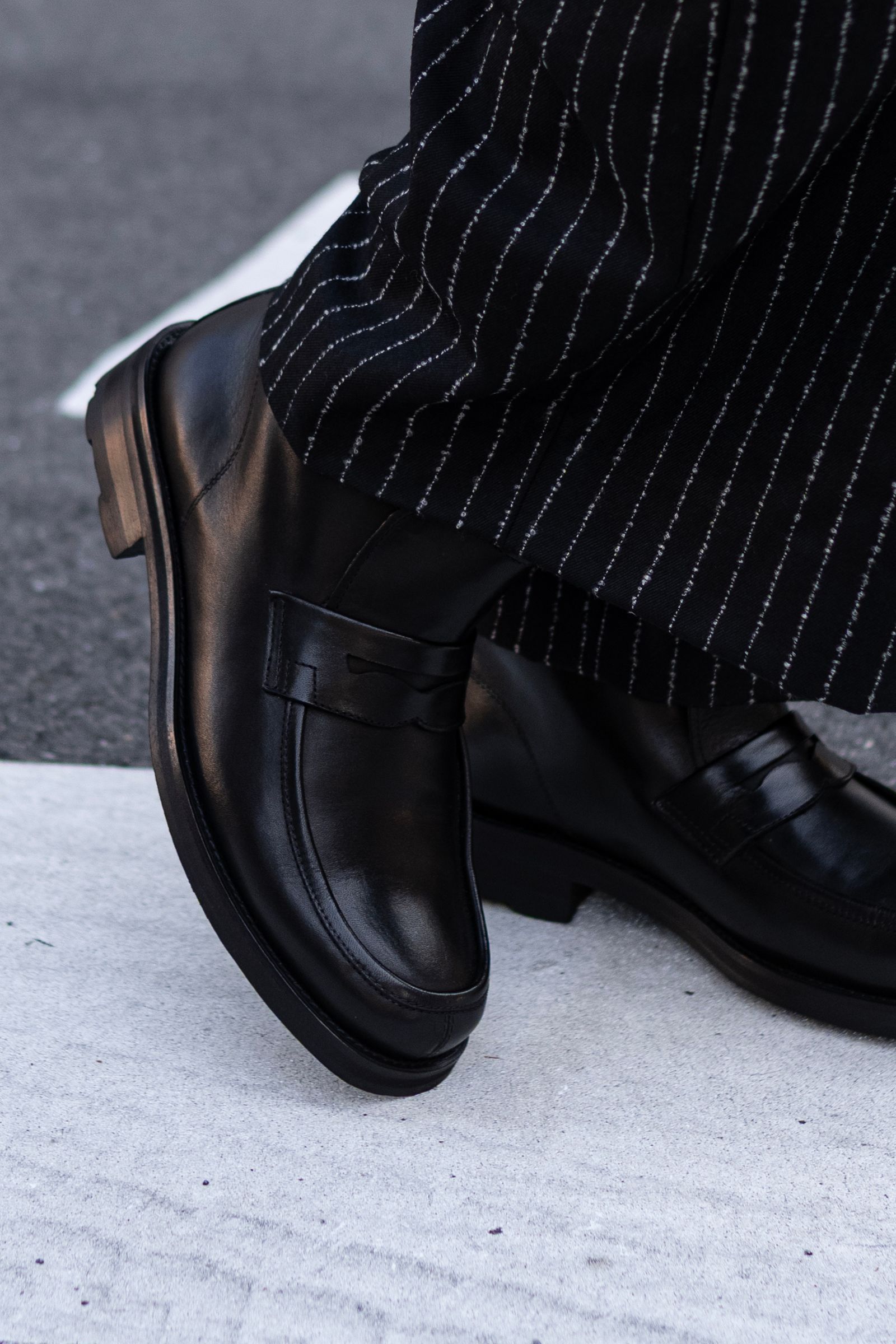 Chukka loafers / Black