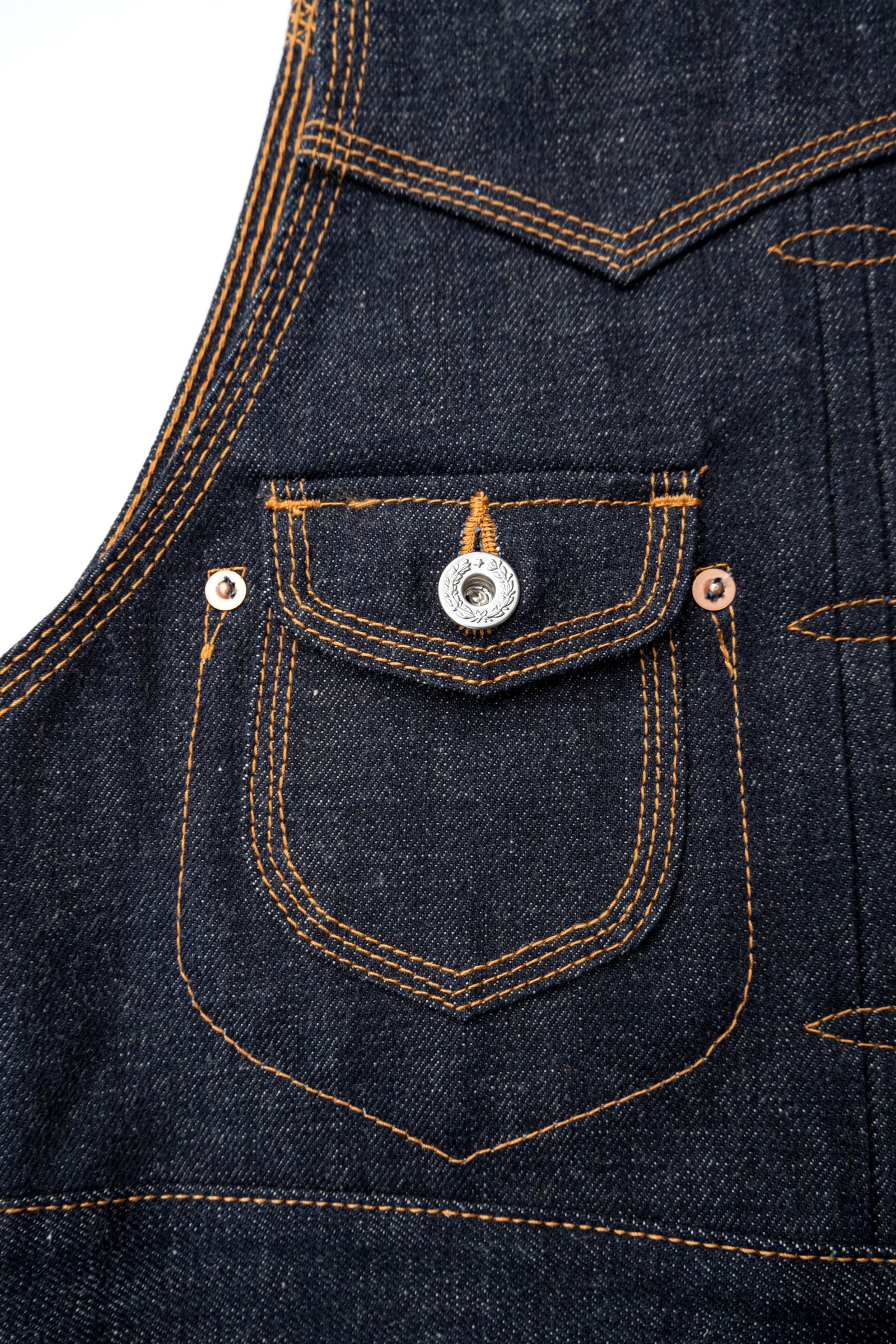 SUGARHILL - DENIM VEST / RIGID INDIGO | Retikle Online Store