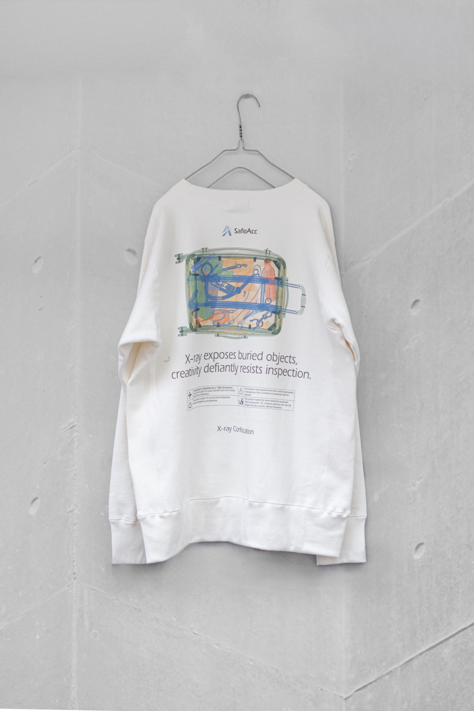 X-Ray Baggage Sweat shirts / WHITE
