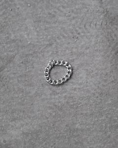 Authentic Chain Ring Narrow / Silver