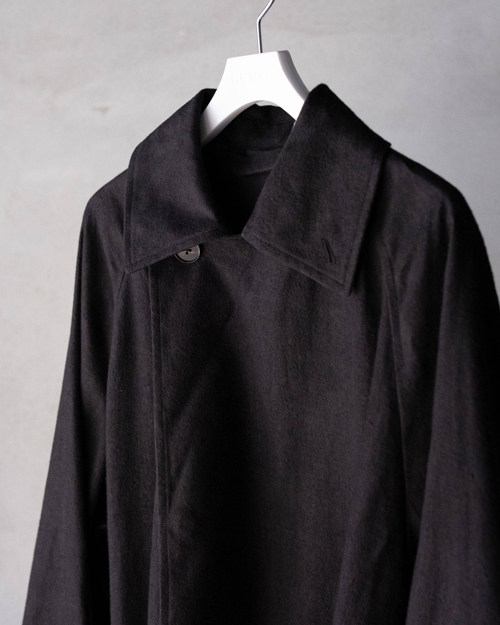 Hemp Oversize Coat / Black