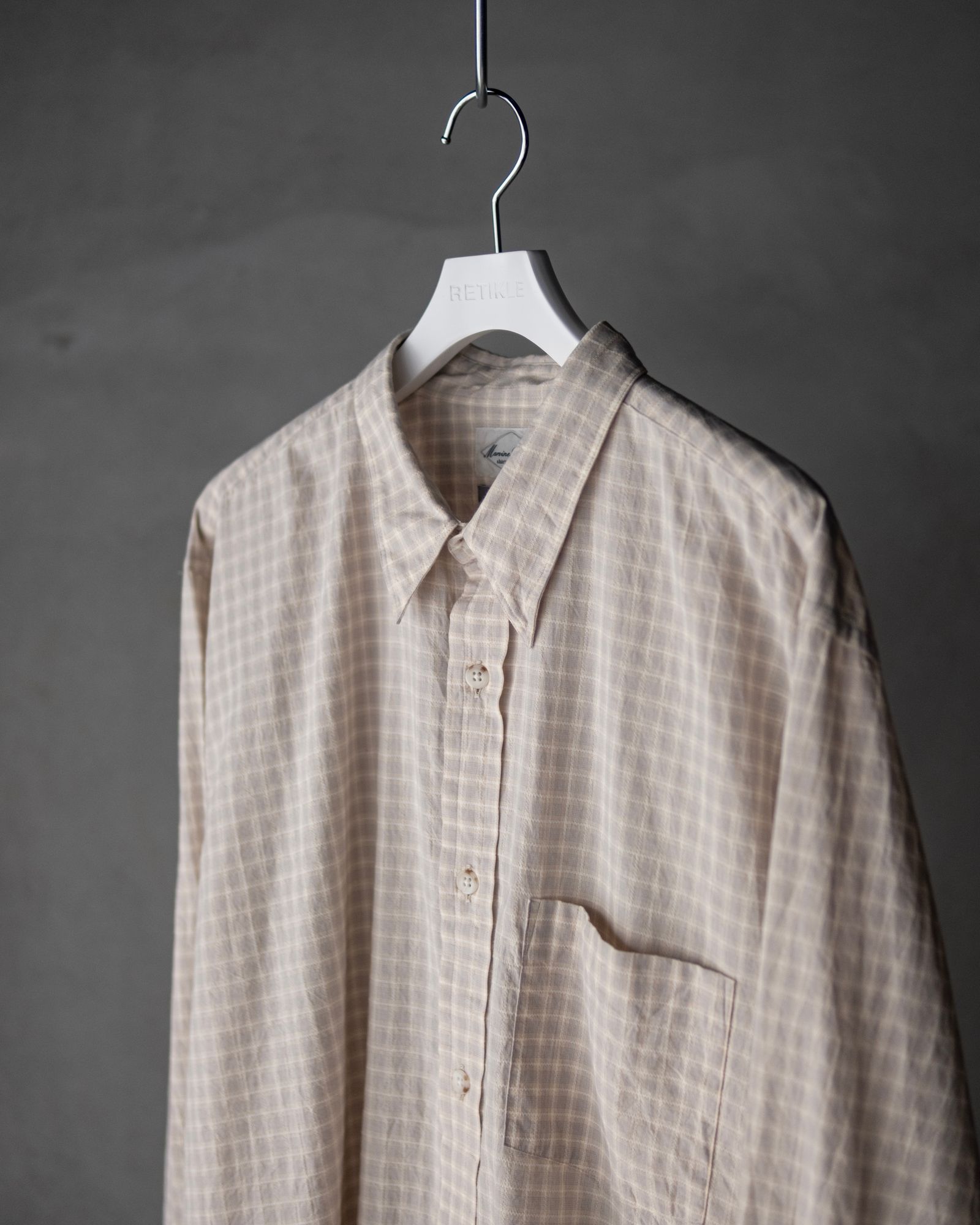 3 Button Regular Collar SH / L.Beige CH